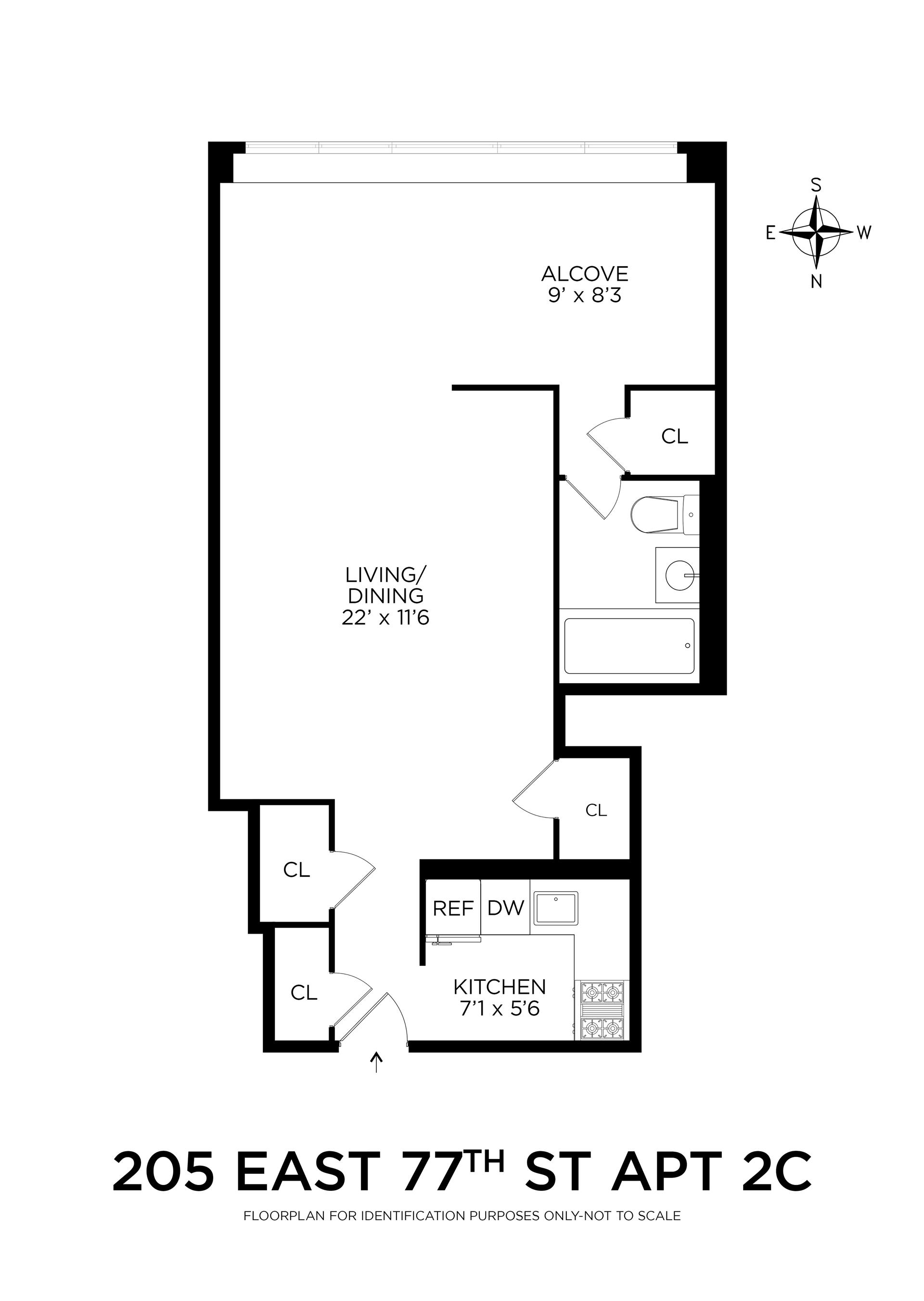 205 E 77TH Street, New York, NY 10075, 2 Rooms Rooms,1 BathroomBathrooms,Residential,For Sale,DOVER HOUSE,77TH,RPLU-5123105827