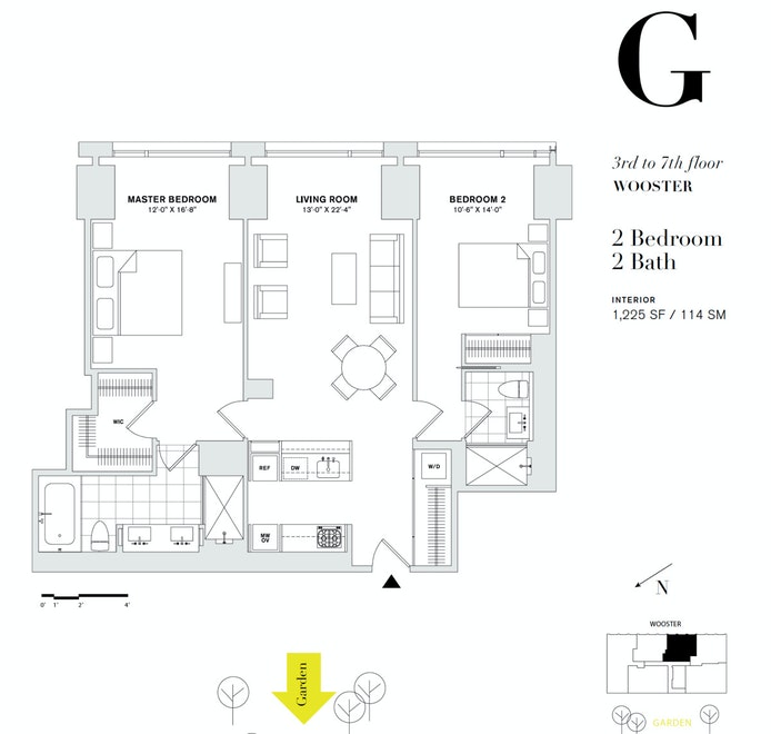 Floorplan for 311 West Broadway, 4G