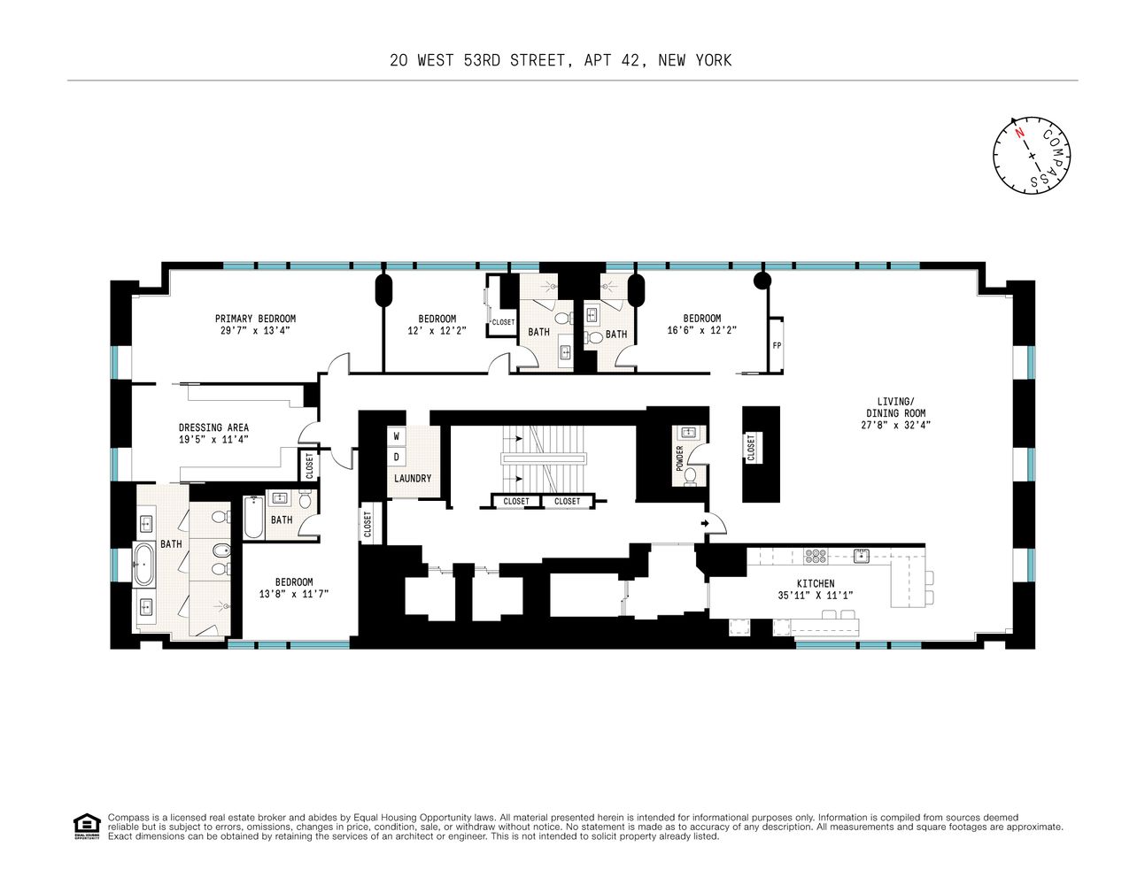 Floorplan for 20 West 53rd Street, 42A