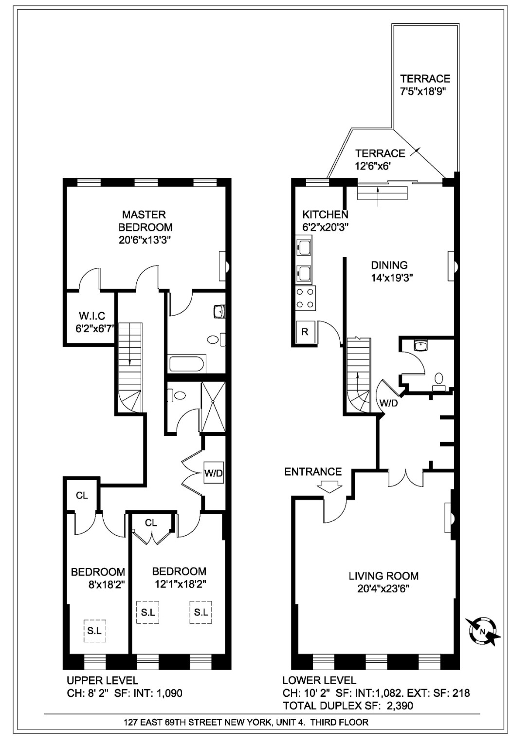 Floorplan for 127 East 69th Street, 4