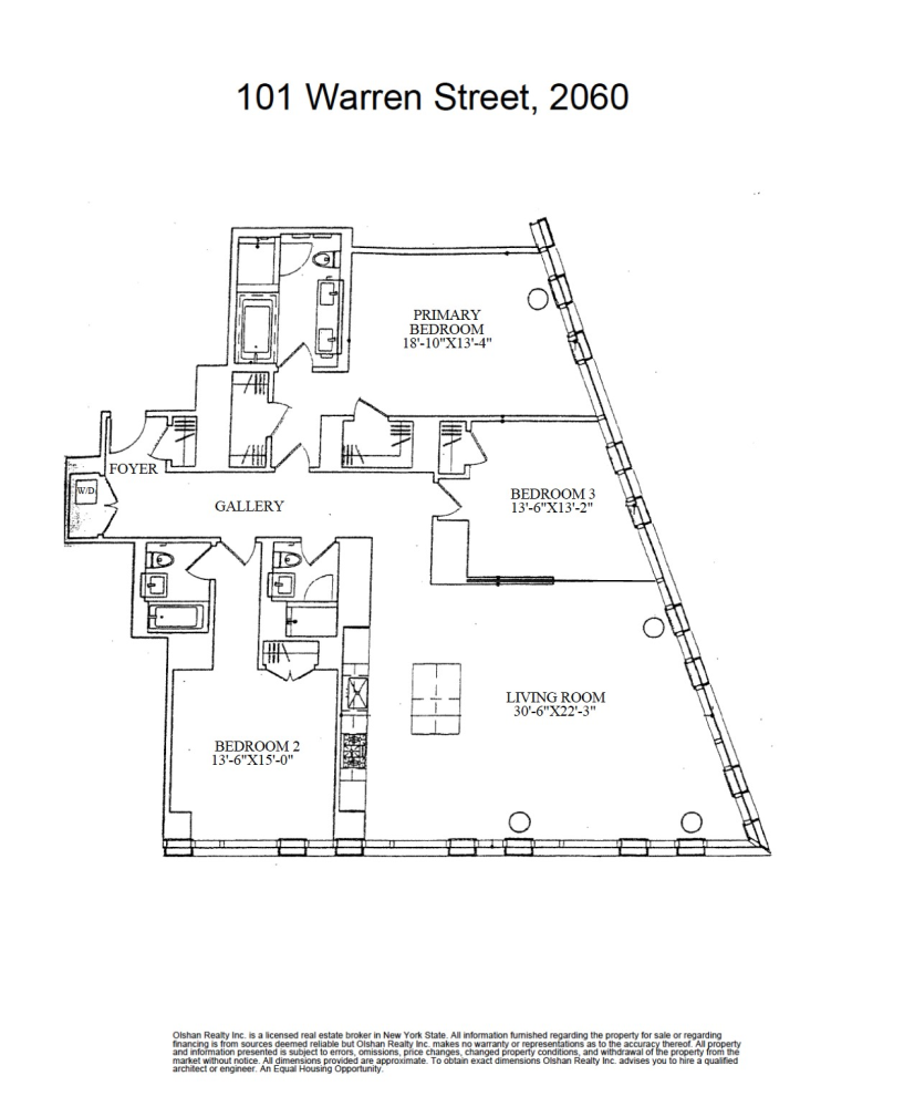 Floorplan for 101 Warren Street, 2060