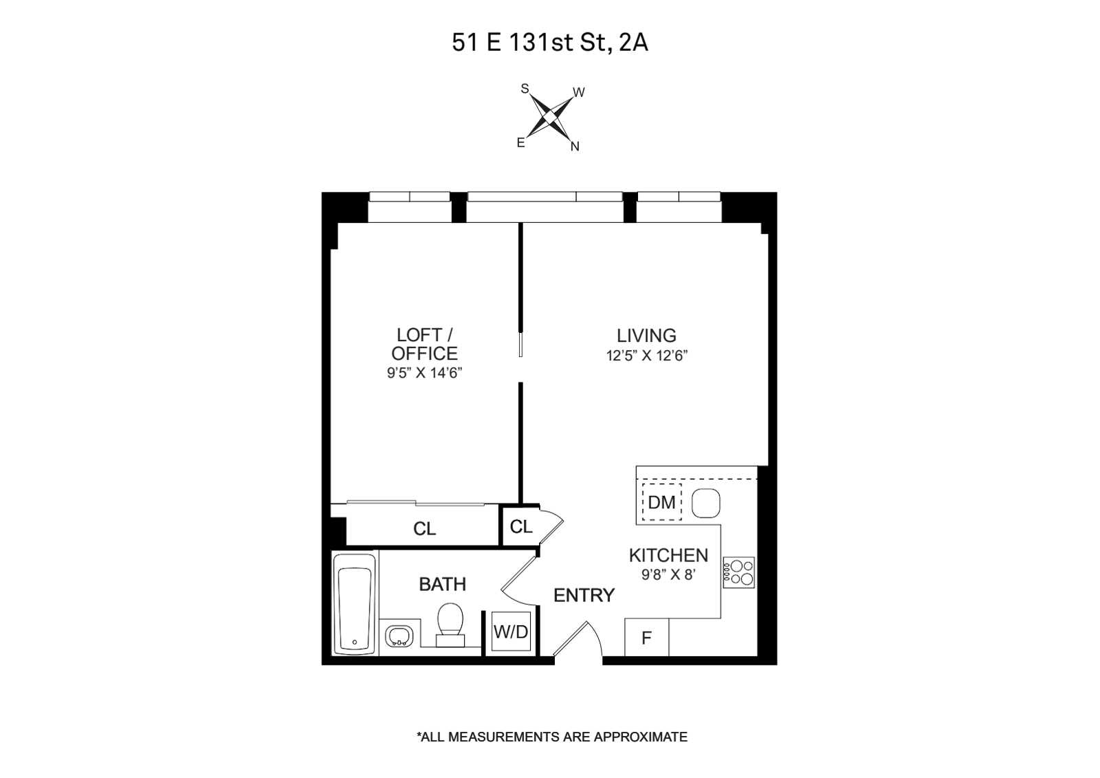 51 E 131ST Street, New York, NY 10037, 1 Bedroom Bedrooms, 2 Rooms Rooms,1 BathroomBathrooms,Residential,For Sale,THE STYLE,131ST,RPLU-63223124437