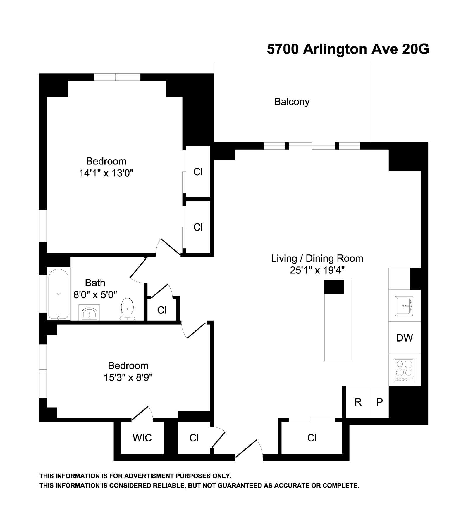 5700 ARLINGTON Avenue, New York, NY 10471, 2 Bedrooms Bedrooms, 5 Rooms Rooms,1 BathroomBathrooms,Residential,For Sale,SKYVIEW ON HUDSON,ARLINGTON,RPLU-1086923125481