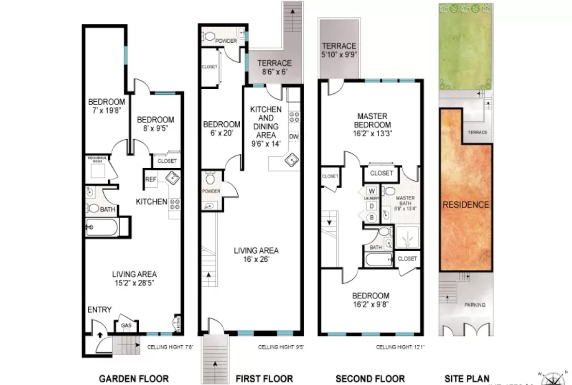 Floorplan for 295 Cooper Street