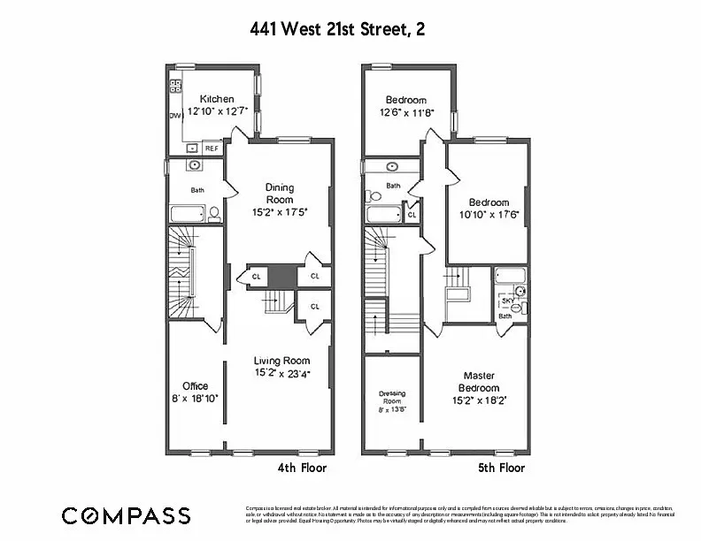 Floorplan for 441 West, 21st Street, 2