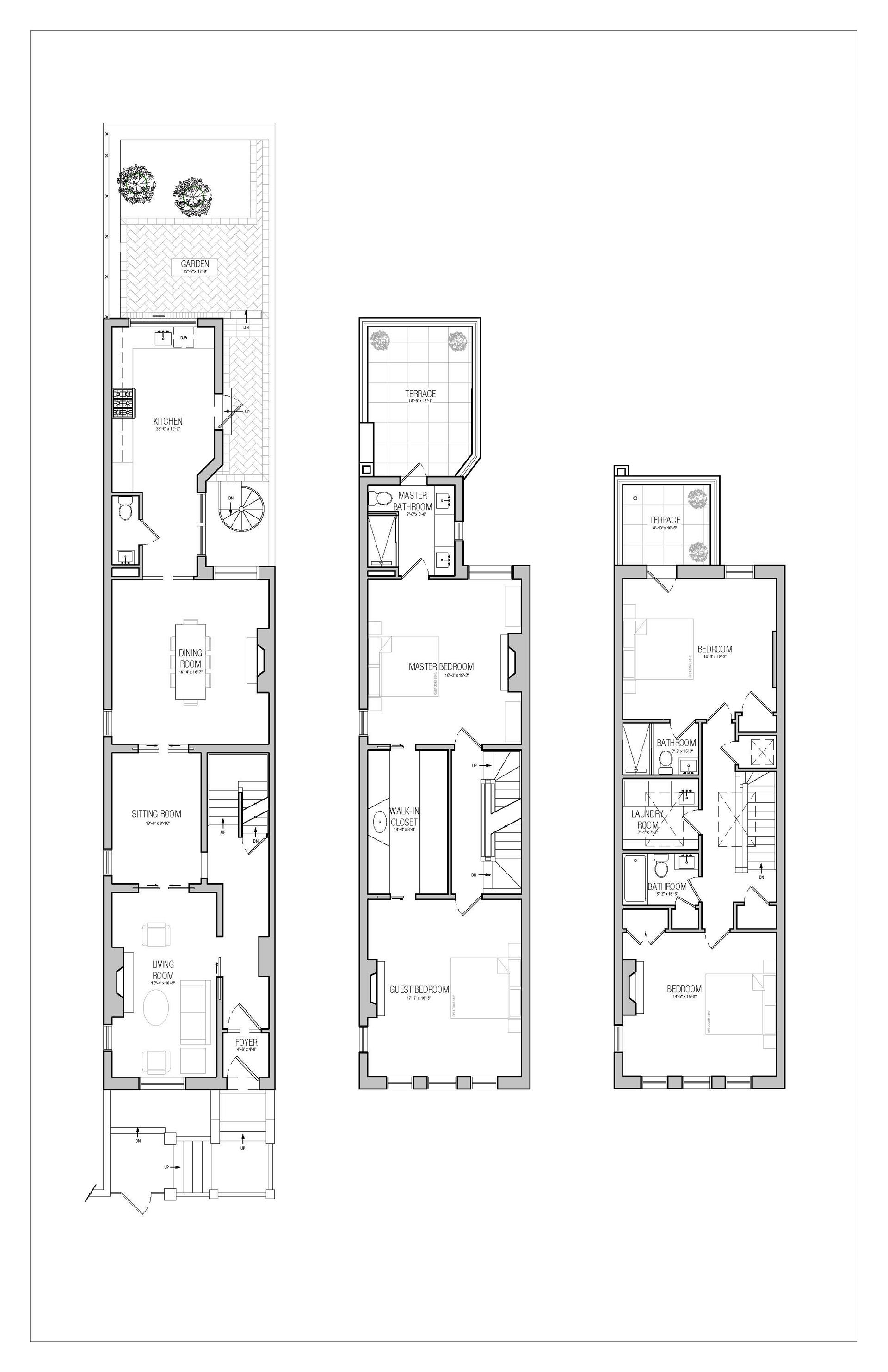 Floorplan for 4 Hamilton Terrace, TRIPLEX