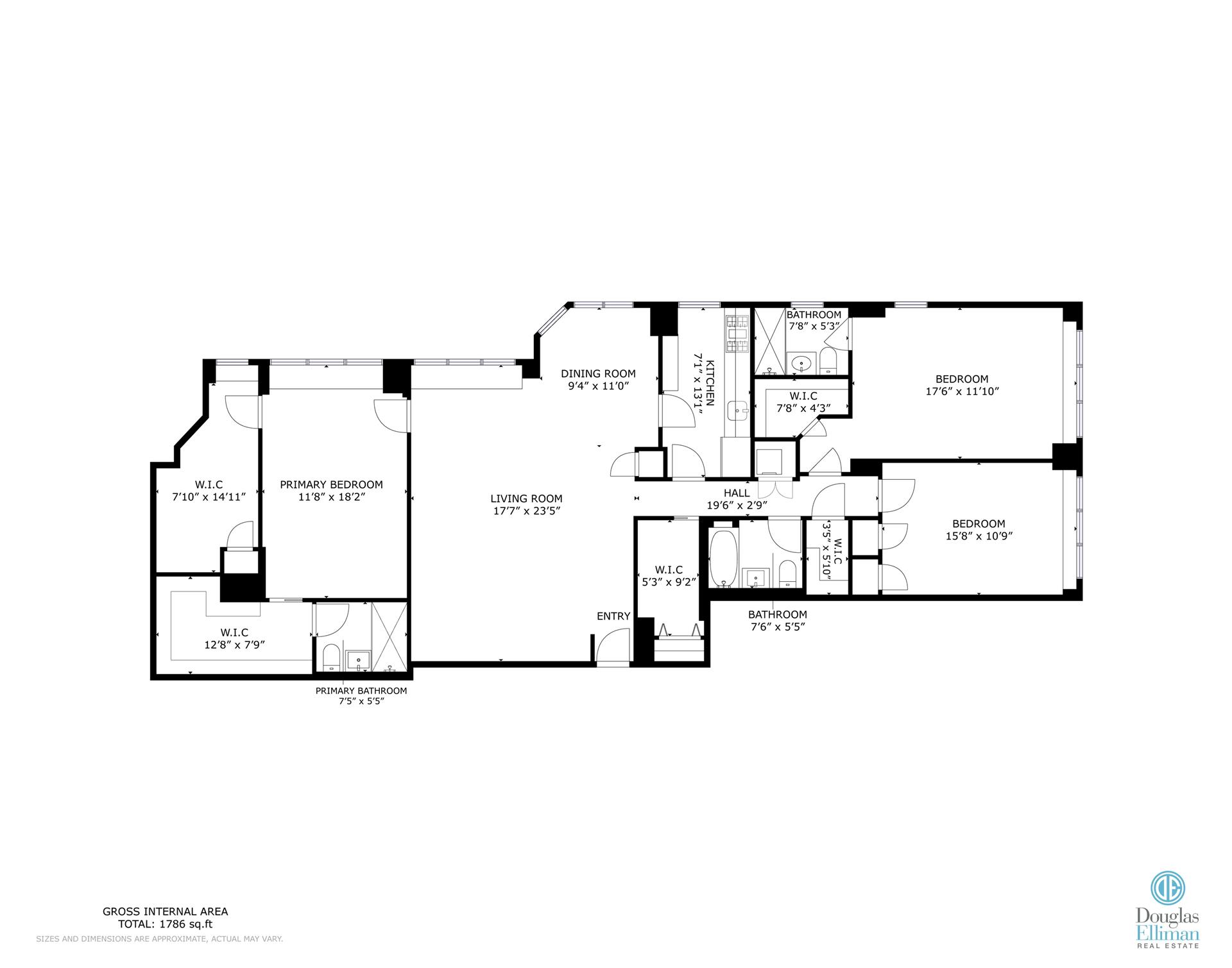 Floorplan for 205 East 63rd Street, 11D