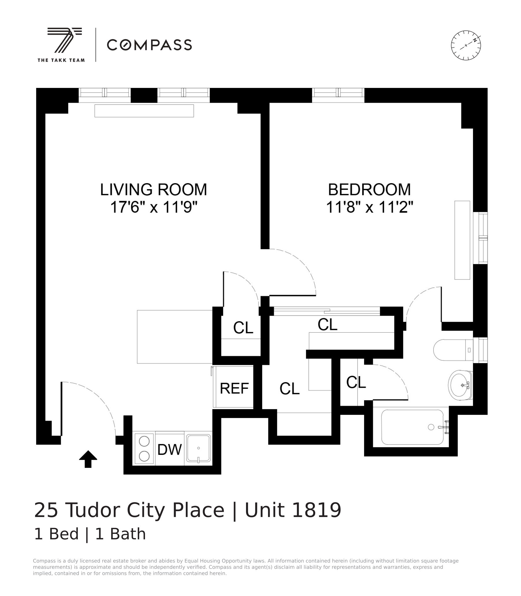 25 Tudor City Place, New York, NY 10017, 1 Bedroom Bedrooms, 3 Rooms Rooms,1 BathroomBathrooms,Residential,For Sale,Tudor City,COMP-1636343482936109793