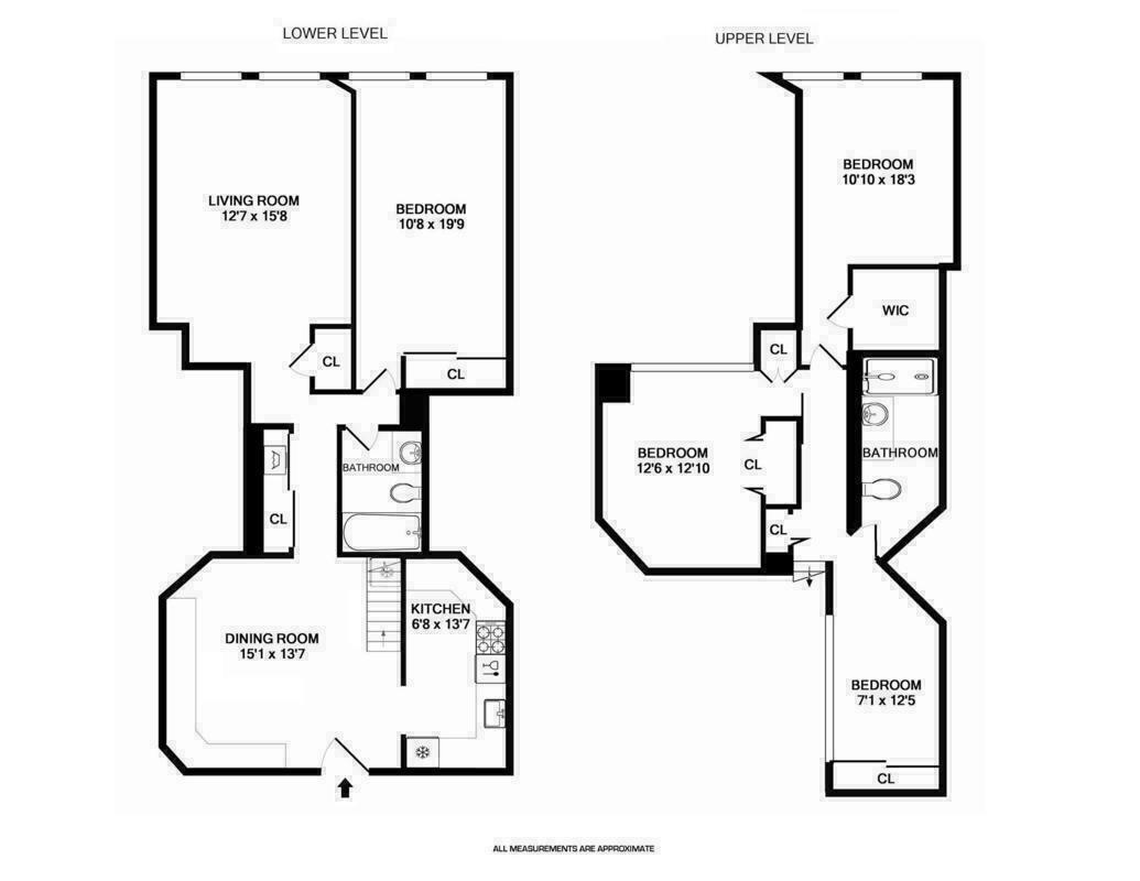 Floorplan for 421 Hudson Street, 509