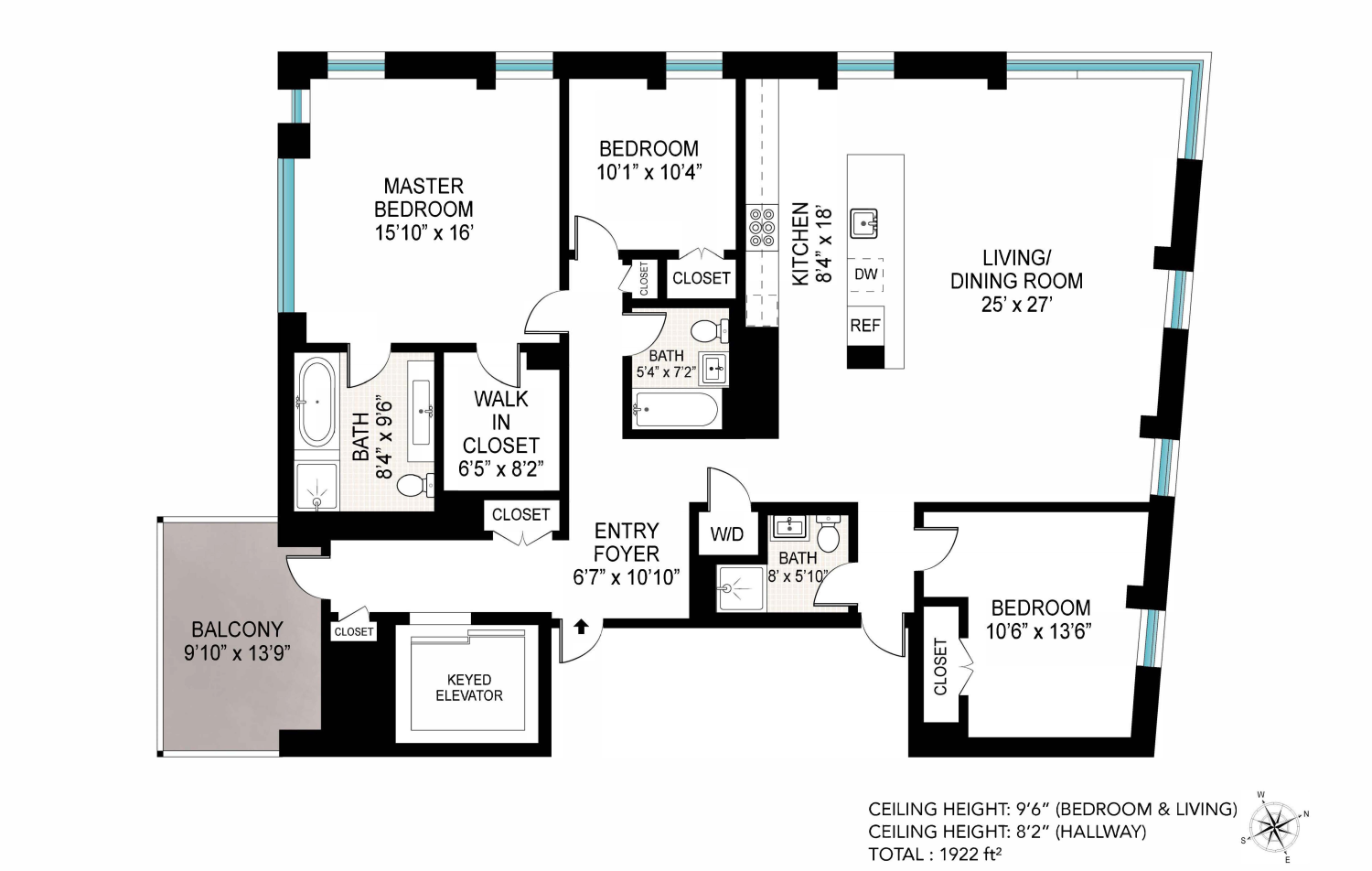 Floorplan for 290 Mulberry Street, 4