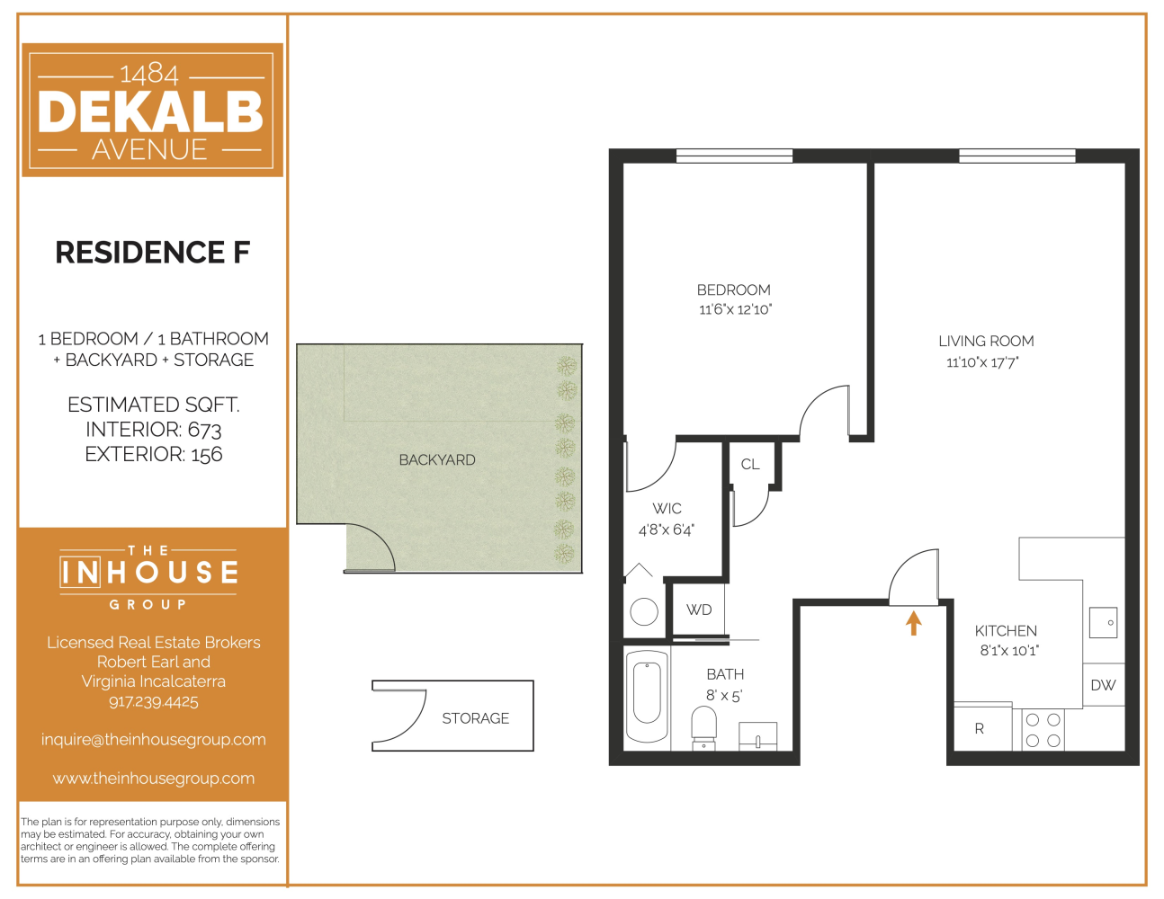 Floorplan for 1484 Dekalb Avenue, F