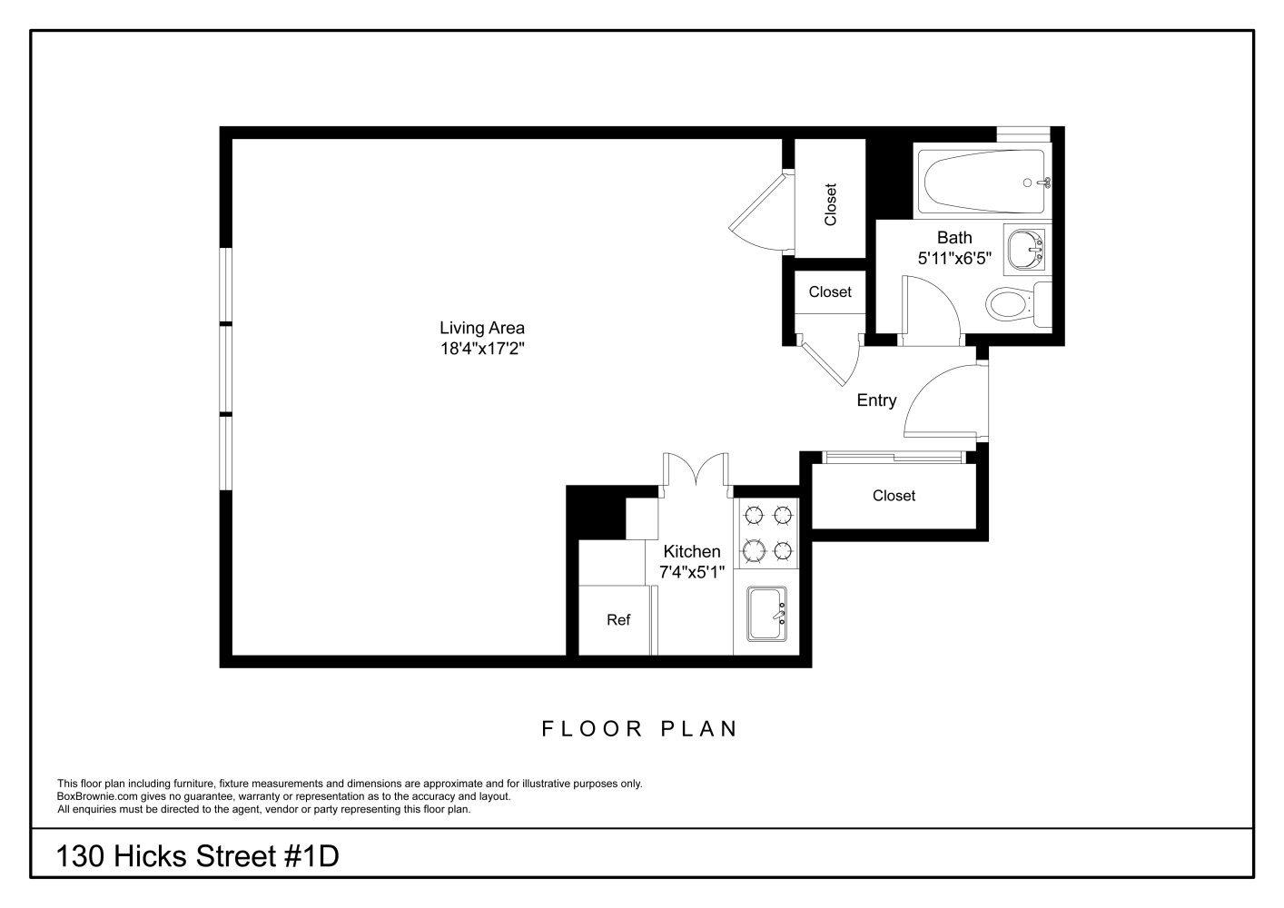 130 HICKS Street, New York, NY 11201, 2 Rooms Rooms,1 BathroomBathrooms,Residential,For Sale,HICKS,RPLU-33423096728