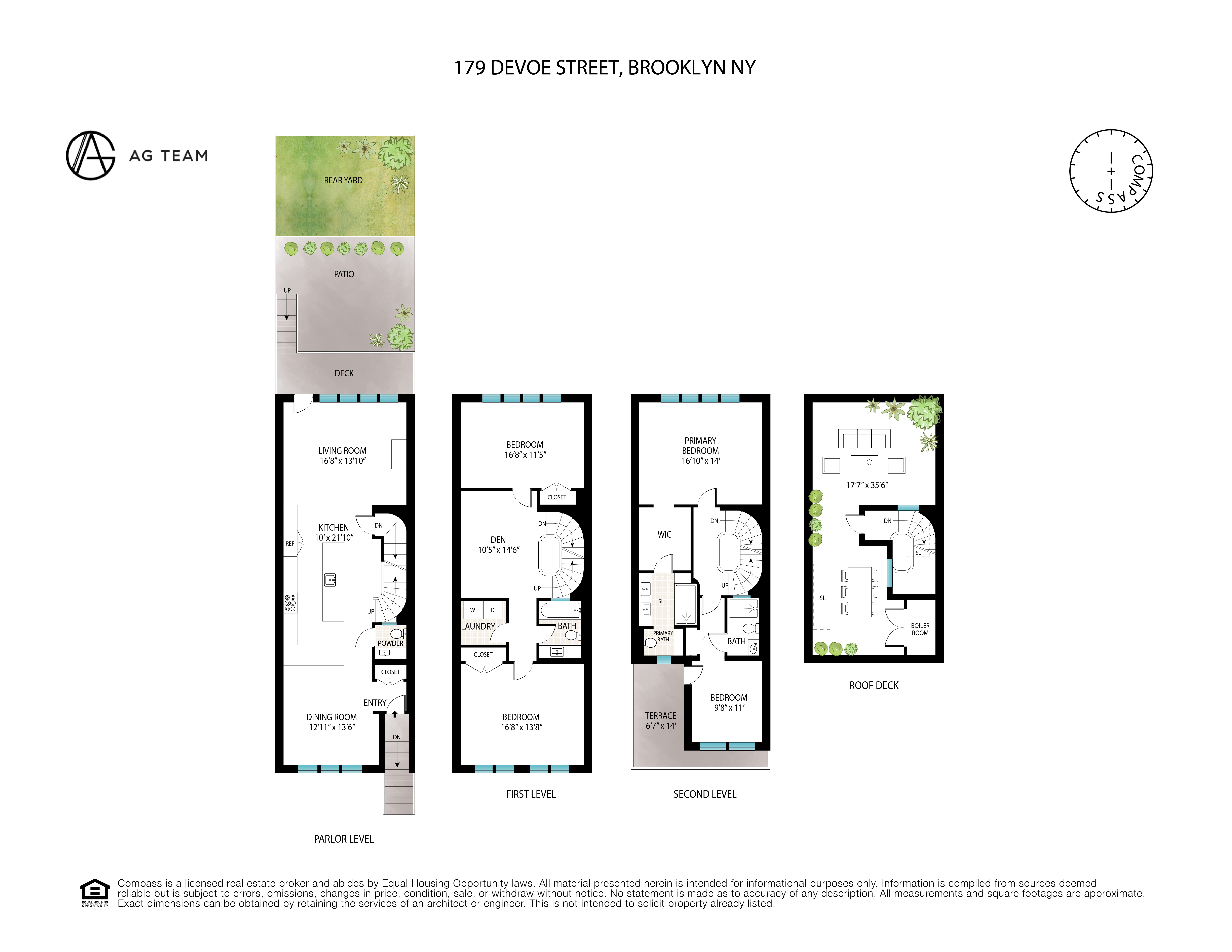 Floorplan for 179 Devoe Street, 2