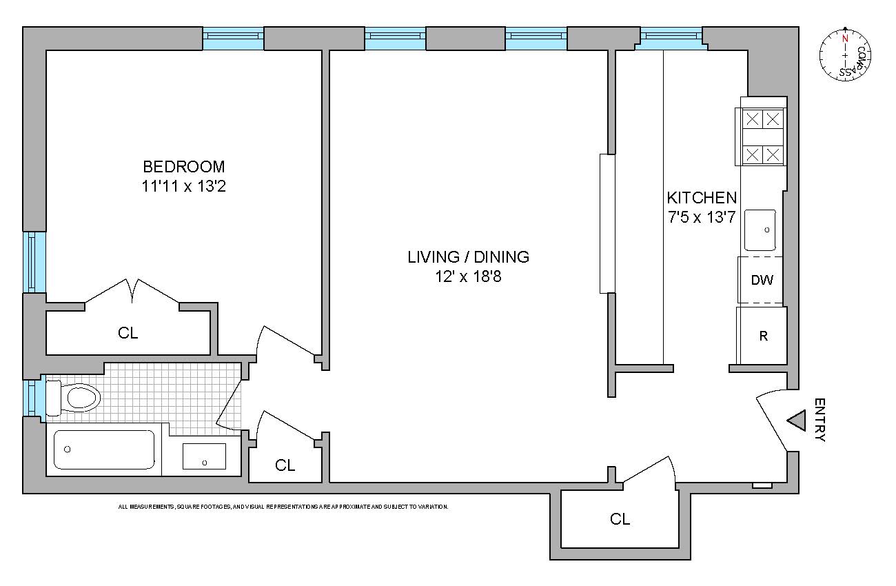 359 Fort Washington Avenue, New York, NY 10033, 1 Bedroom Bedrooms, 3 Rooms Rooms,1 BathroomBathrooms,Residential,For Sale,Fort Washington,COMP-1637818517309281705