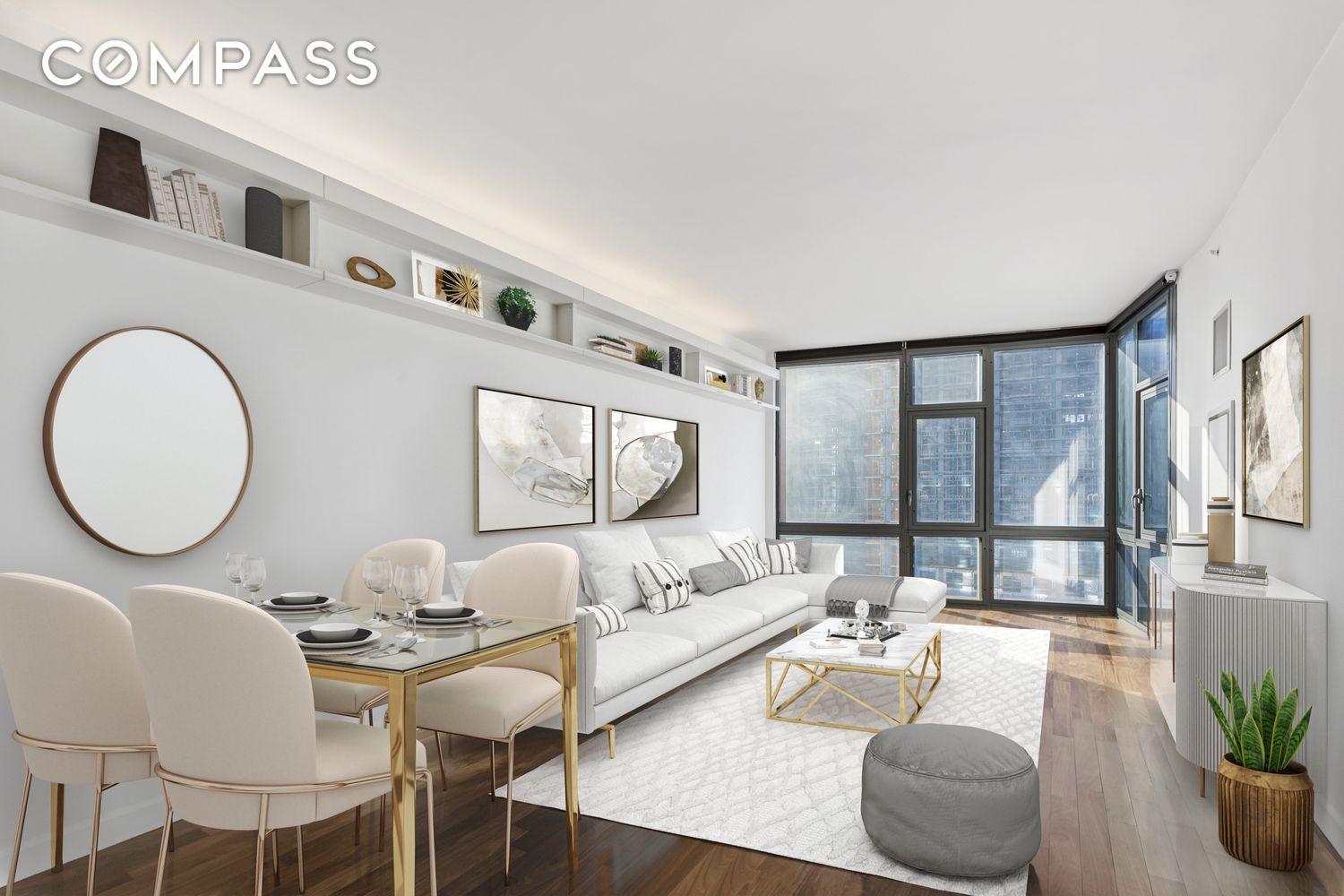 New York City Real Estate | View 100 Jay Street, 21J | 1 Bed, 1 Bath | View 1