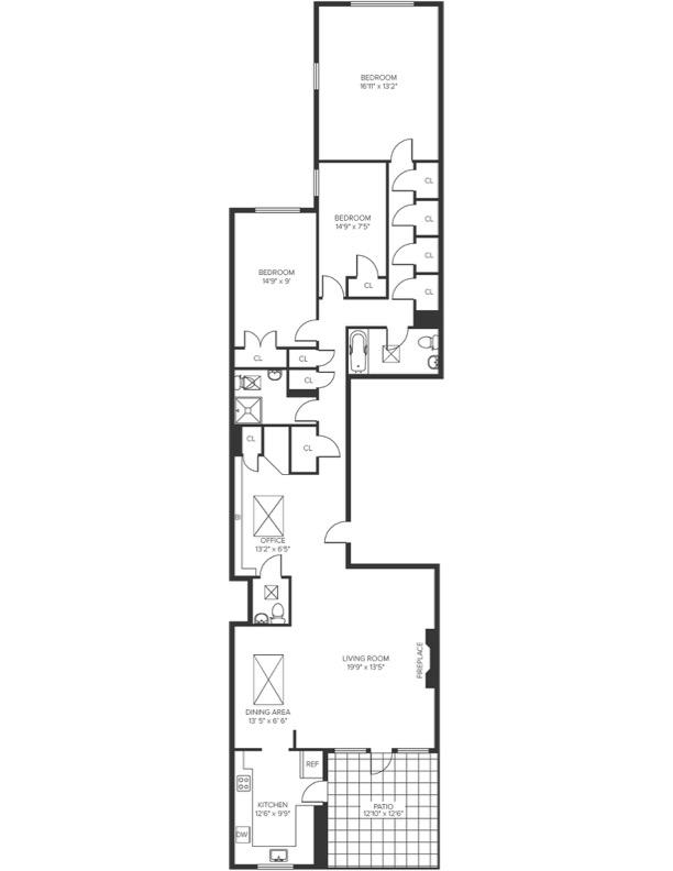 Floorplan for 11 East 78th Street, 6-A