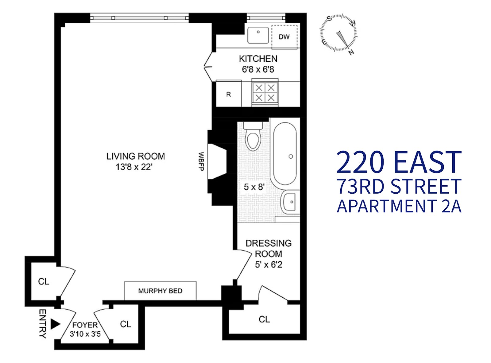 220 E 73RD Street, New York, NY 10021, 3 Rooms Rooms,Residential,For Sale,Eastgate,73RD,RPLU-21923155675