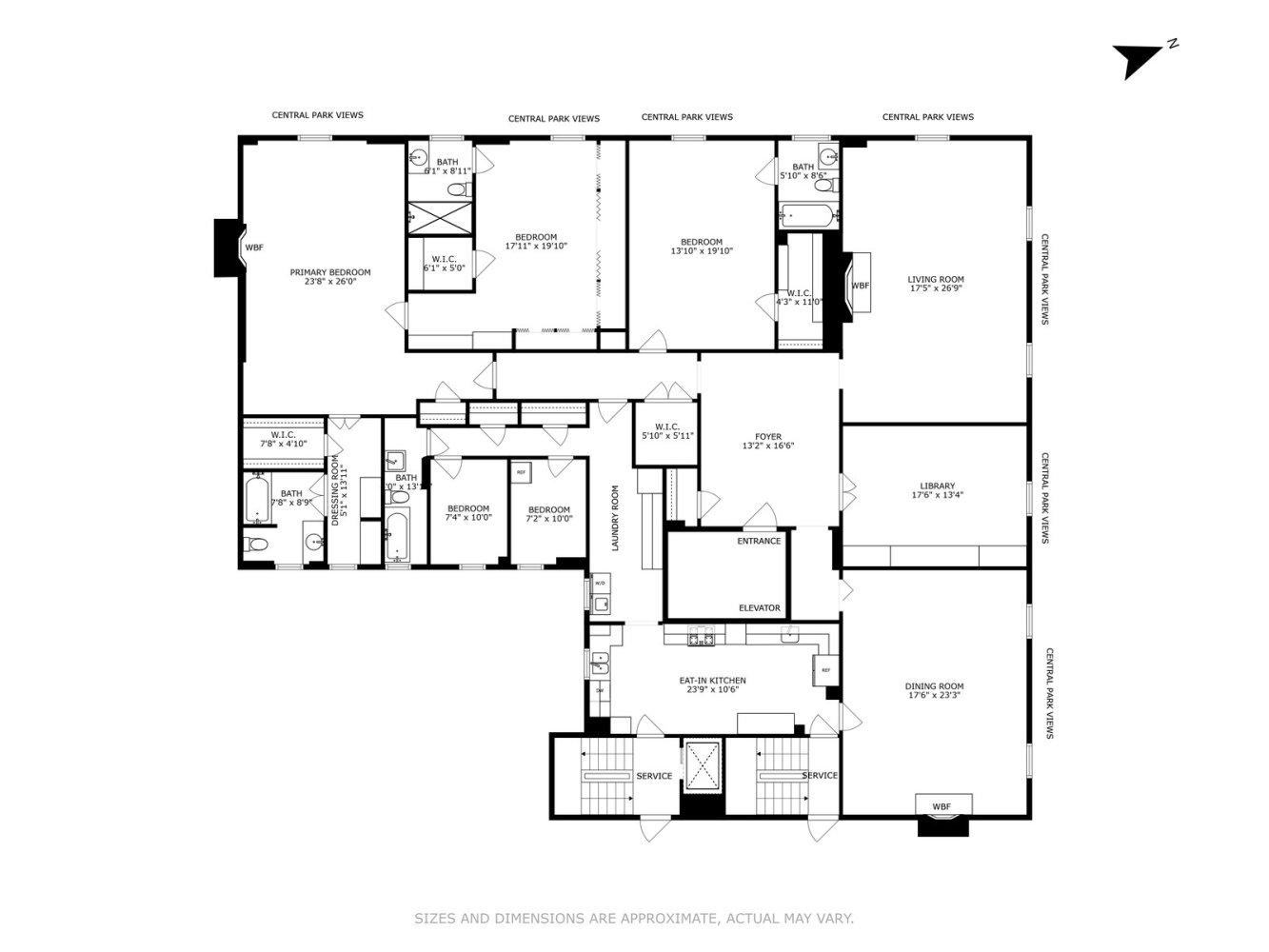 Floorplan for 920 5th Avenue, 8A