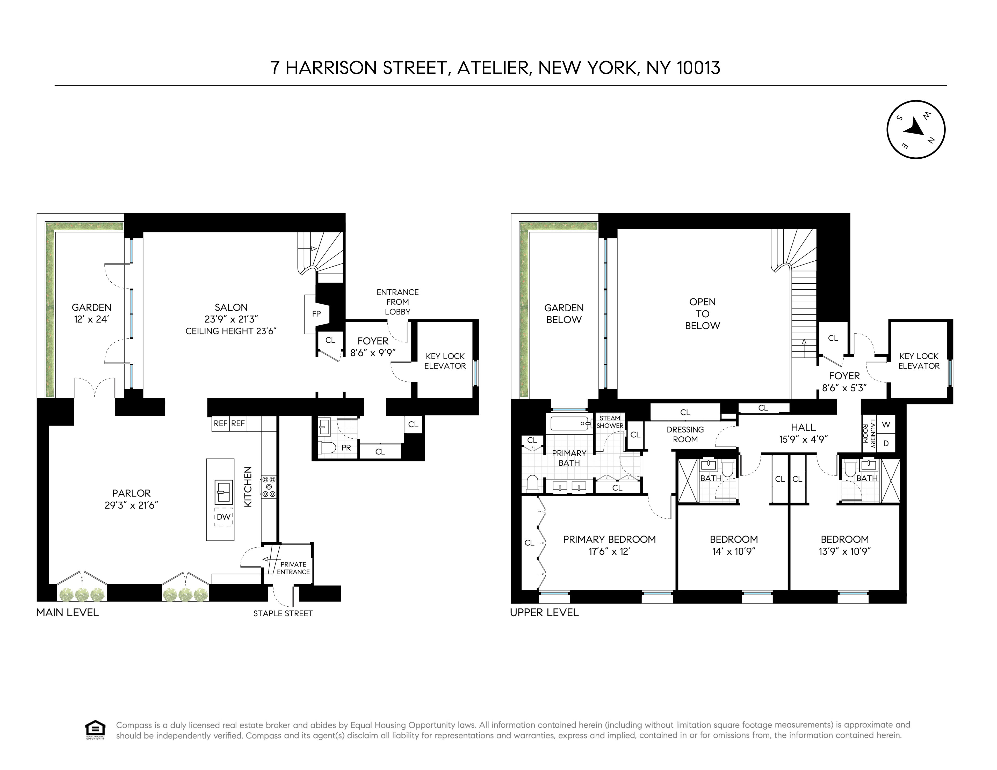 Floorplan for 7 Harrison Street, ATELIER