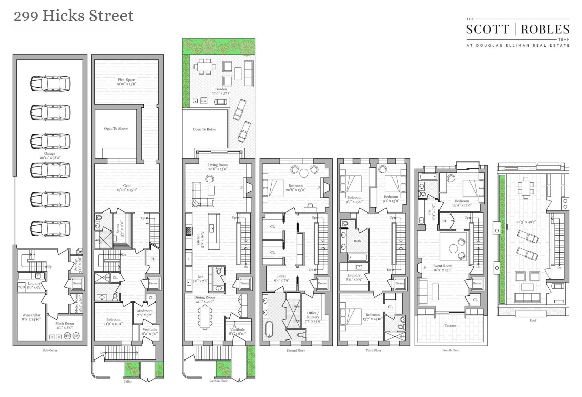 Floorplan for 299 Hicks Street