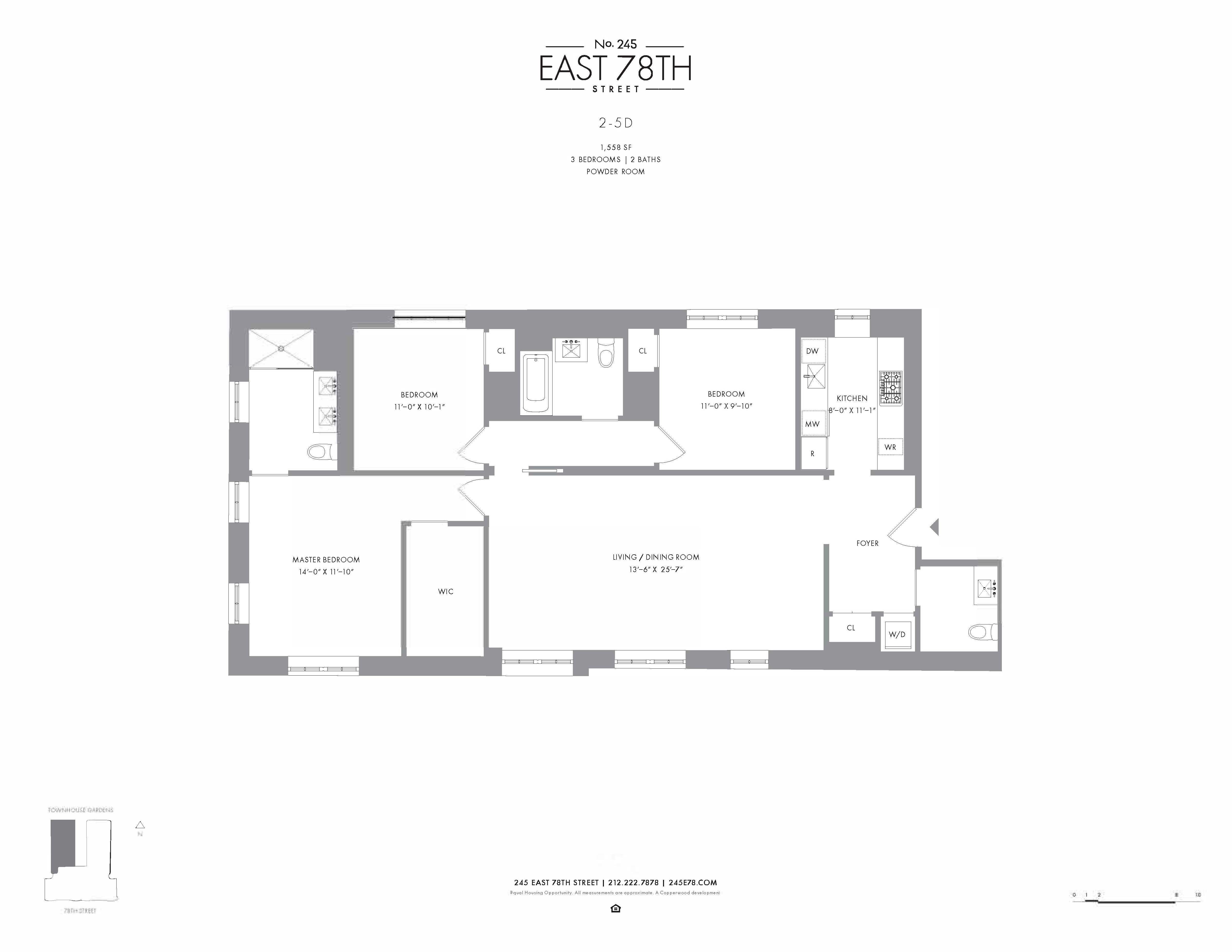 Floorplan for 245 East 78th Street, 3D