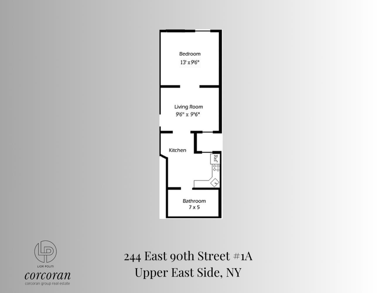 244 E 90TH Street, New York, NY 10128, 1 Bedroom Bedrooms, 3 Rooms Rooms,1 BathroomBathrooms,Residential,For Sale,90TH,RPLU-33423171666