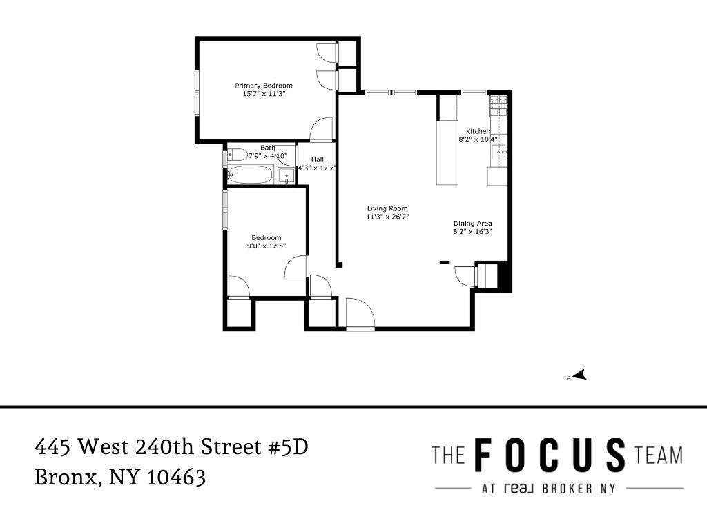 445 W 240th Street, New York, NY 10463, 2 Bedrooms Bedrooms, 4 Rooms Rooms,2 BathroomsBathrooms,Residential,For Sale,240th,OLRS-2094673