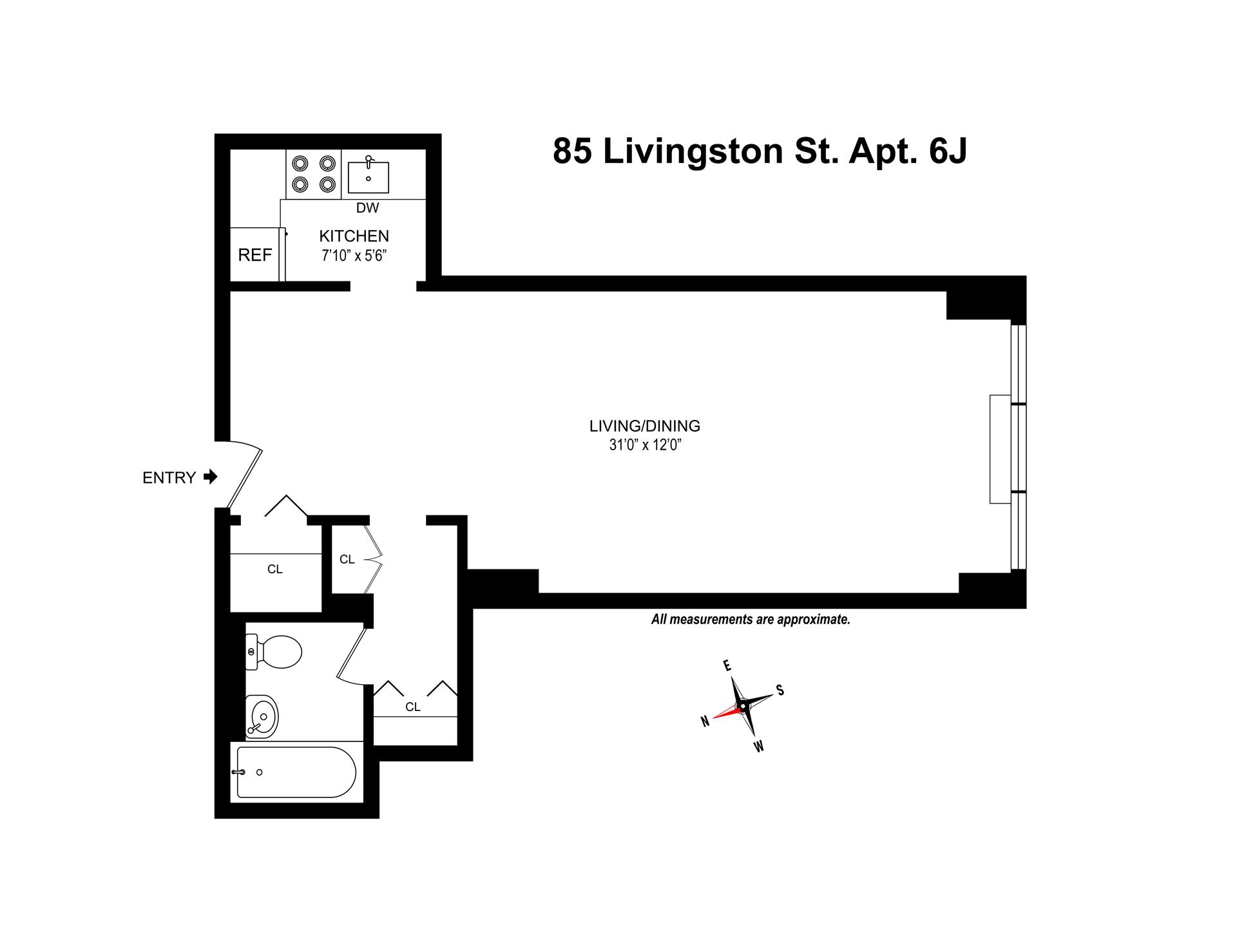 85 LIVINGSTON Street, New York, NY 11201, 2 Rooms Rooms,1 BathroomBathrooms,Residential,For Sale,LIVINGSTON,RPLU-5123172919