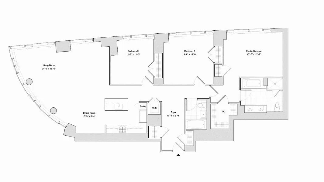 Floorplan for 70 Little West Street, 27A