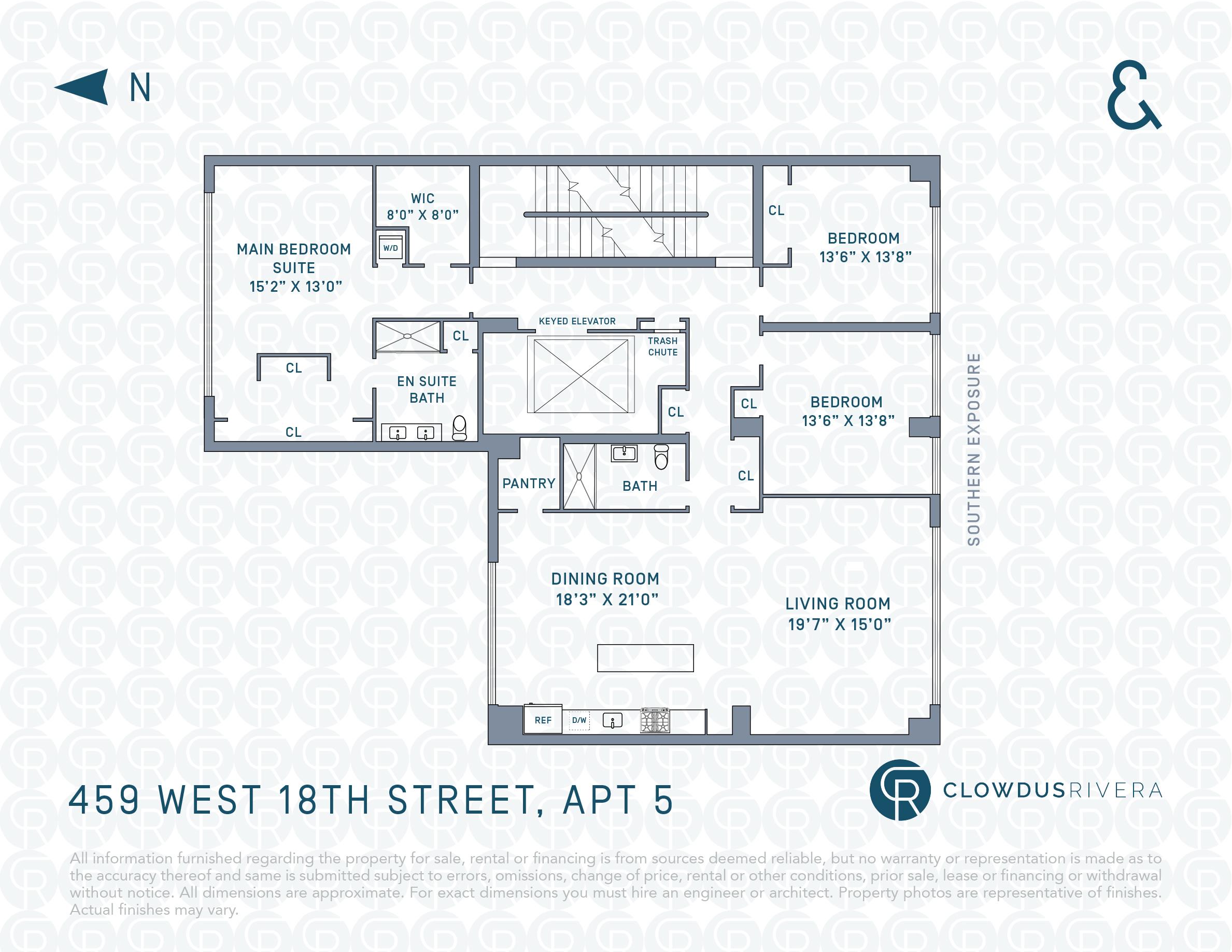 Floorplan for 459 West 18th Street, 5