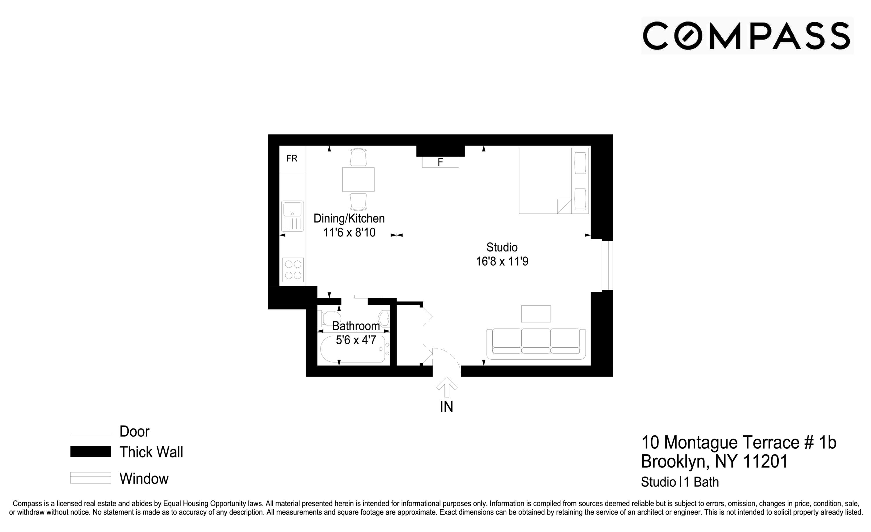 10 Montague Terrace, New York, NY 11201, 1 Room Rooms,1 BathroomBathrooms,Residential,For Sale,Montague,COMP-1662993266797289281