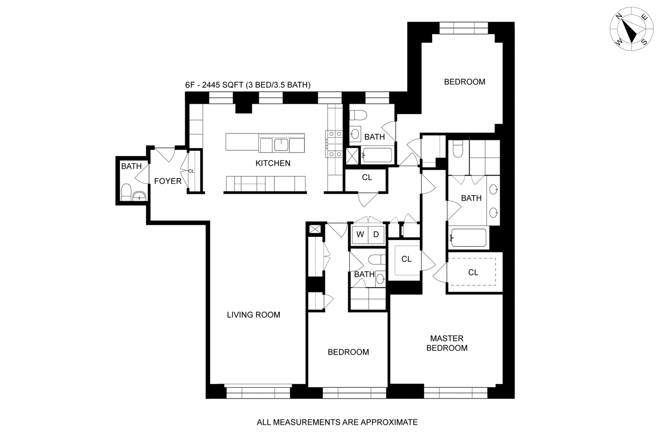 Floorplan for 70 Vestry Street, 6F