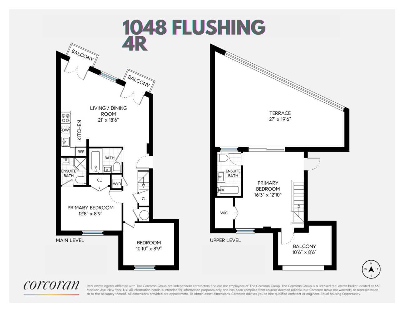 Floorplan for 1048 Flushing Avenue, 4R