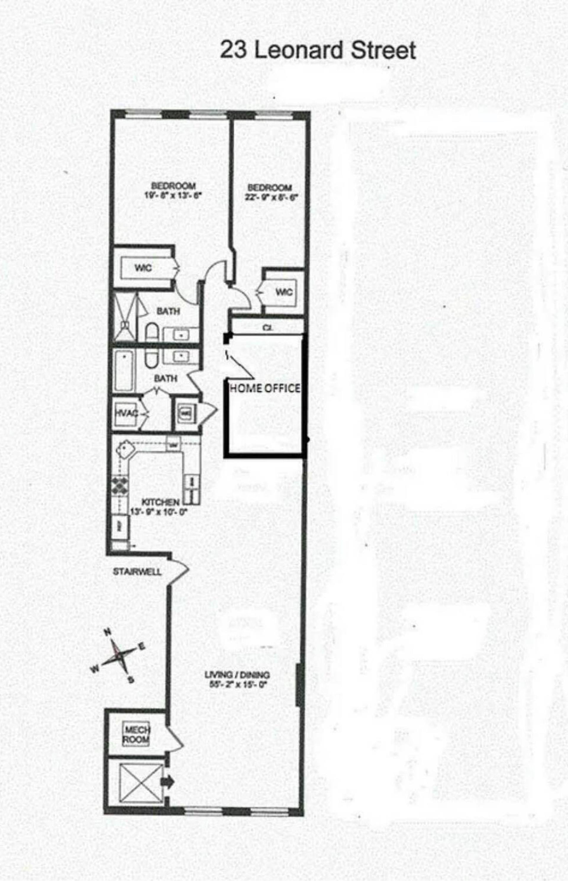 Floorplan for 23 Leonard Street, 3