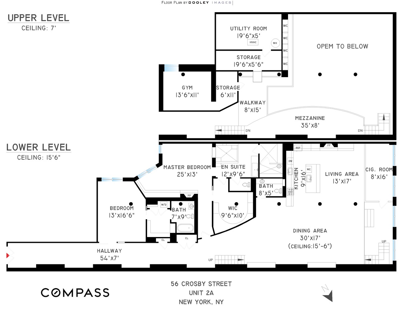 Floorplan for 56 Crosby Street, 2A