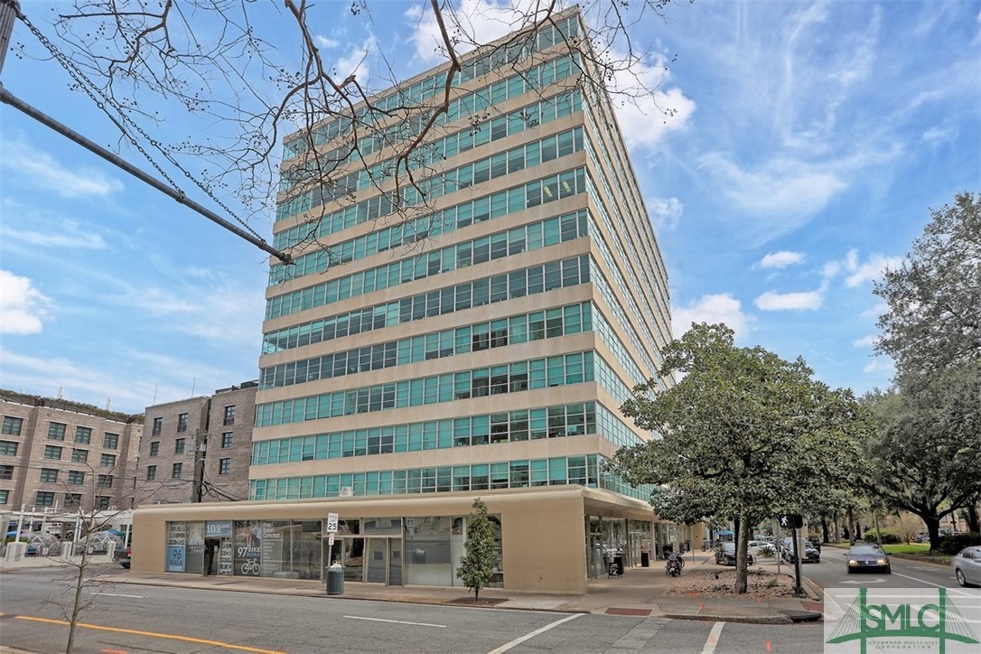 Your opportunity to own in the iconic Drayton Towers is NOW!! CHECK OUT THE 3 VIRTUALLY STAGED PICS (#2,3,AND 4) to see how the Seller placed his furniture! Priced to sell!  featuring 1 bedroom, 1.5 baths in a roomy 1,044 sq ft.  Drayton towers has a secured entrance, & a beautiful common area. Unit 602 offers a wide open floor plan & views of the Talmadge Bridge & the Savannah skyline. The fully equipped kitchen has stainless appliances, granite counters & a bar for casual dining.  The North wall in the living area  and bedroom are all windows! There is plenty of room for a seating area, dining area and a dedicated work space plus a guest 1/2 bath & laundry area . The generous bedroom  & bathroom feature 2 sinks, tub plus a separate shower.  A walk in closet plus a linen closet provides plenty of storage! Night security plus water, electric and gym are all included in your amenity fee.  Enjoy historic downtown Savannah just outside your door! STVR allowed!