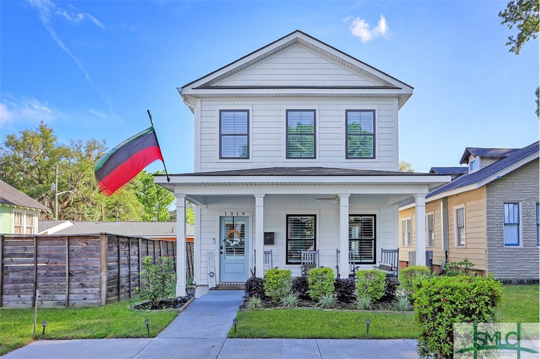 Welcome to 1319 Seiler Avenue!!! This stunning 2296 sq. ft., 3 bedroom and 2 ½ bathroom home is conveniently located less than 10 minutes from downtown Savannah and just a few blocks from Daffin Park. As you enter this newer built home, you will notice the custom features including shutters throughout. In addition to LVP flooring, there is custom tile and beautiful marble countertops in the bathrooms. The custom white Mother of Pearl Herringbone mosaic tile backsplash complements the marble countertops in the kitchen. All bedrooms and two bathrooms are located upstairs. In both the master bath and secondary bathroom are dual sinks and tiled showers. Sip on your morning coffee or afternoon drinks on the covered rear porch. With off-street parking and just walking distance from the Savannah Bananas stadium, this home is a must see!!!