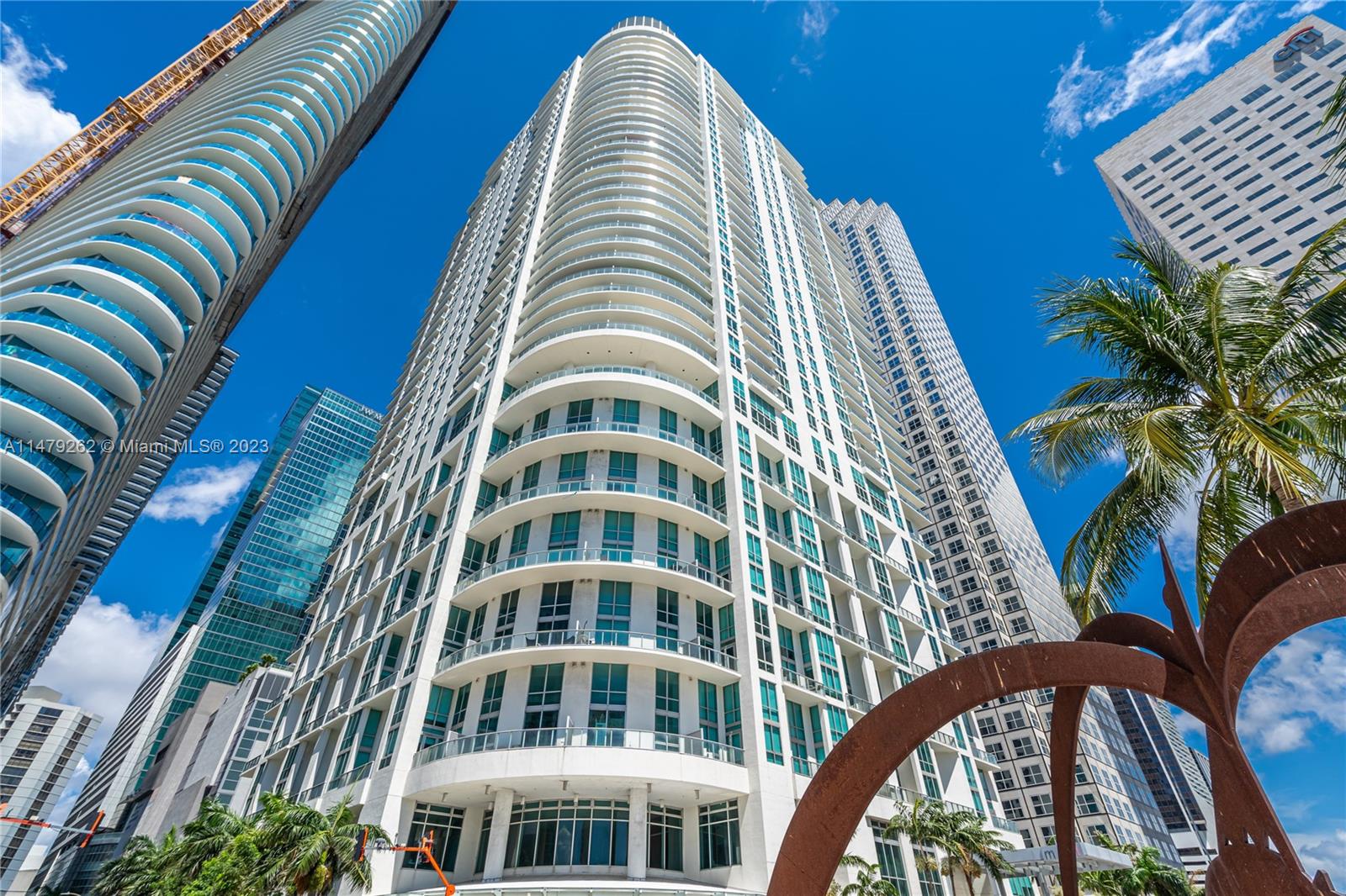 Beach, and Downtown Brickell are all nearby. You can feel safe exploring the heart of downtown during the day or throughout the night with an attendant at the desk 24 hours daily. If you’d like to stay in, you can enjoy the spectacular view from your two balconies. The windows and doors are hurricane impact proof, which adds another layer of safety during hurricane season, and the beautiful amenities provide entertainment to make the most out of the days spent indoors.
Amenities include a fitness center, pool, Billiard room, business center, valet parking, parking, restaurant on site, and much more.