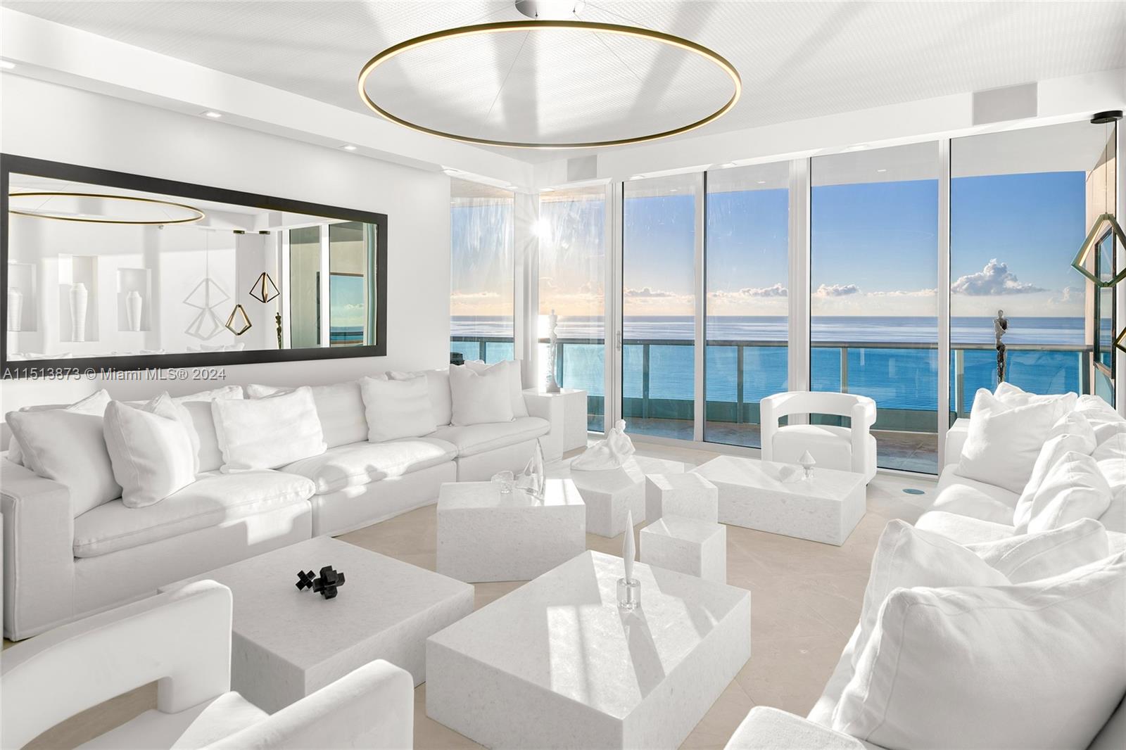 Welcome to tranquil exclusivity at The Bath Club #1803 where your every need will be anticipated and met! Miami Beach’s oldest & most limited membership beach, social, dining & tennis club are only a private elevator ride away. Have the club deliver your dinner & dine on the Oceanside terrace or city/bay view terrace. 3,640 SF, w/custom everything including honed limestone floors, fabulous feature walls, spacious living /dining, media & a brand new Italian Statuary marble gourmet kitchen. 4BRs/4.5BA, sumptuous Oceanside principal suite, two large guest rooms, & staff quarter all with en-suite baths. Once approved, initial fee would be waived for membership & services from Miami Beach’s most limited membership beach club. 4 parking spaces & use of private beach, pool & tennis cabana 1YR.