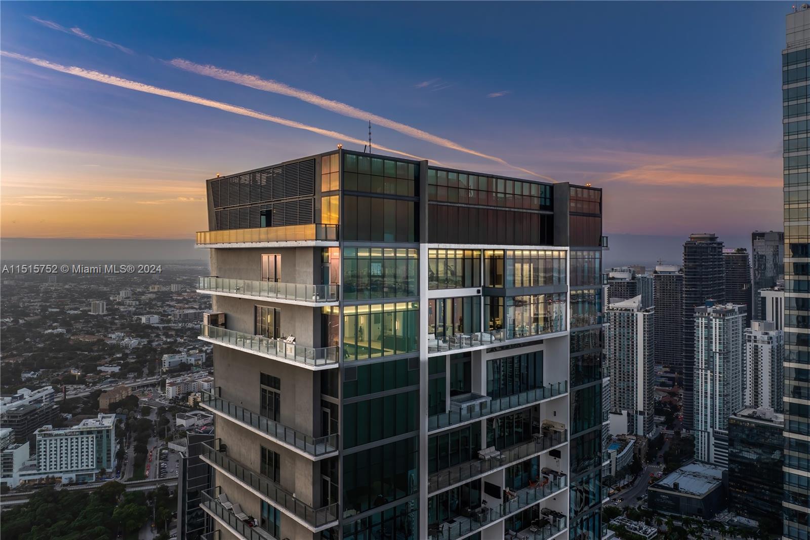 Penthouse living like you've never seen it before at the prestigious Echo Brickell Condominium. Boasting two stories and an expansive 11,000+ square feet of opulent living space with 28 ft. ceilings, 360-degree captivating views, and your very own indoor sky pool, this elegant fully furnished residence features 5 bedrooms, 7.5 custom marble bathrooms, a Poliform kitchen, and a full wellness package including a fitness studio, cardio room, and sauna. With 6 parking spaces, 4 elevators, 2 storage units, and an incredible aquatic center, convenience and luxury are at your fingertips. Located in the heart of the financial district, this bayfront gem redefines luxury living.