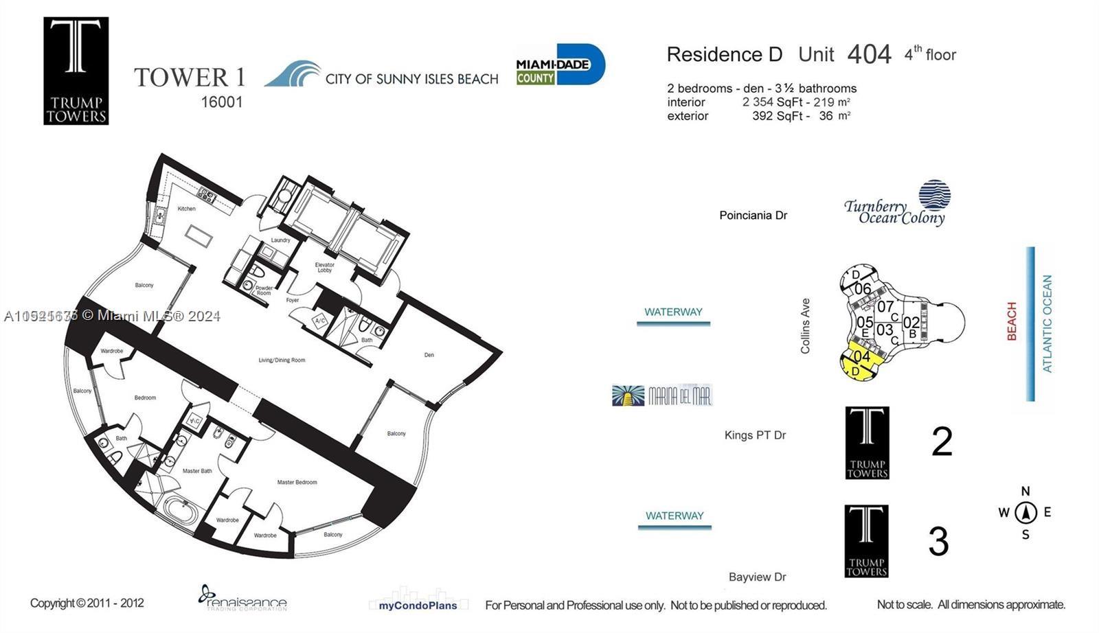 16001 Collins Ave #404, Sunny Isles Beach FL 33160