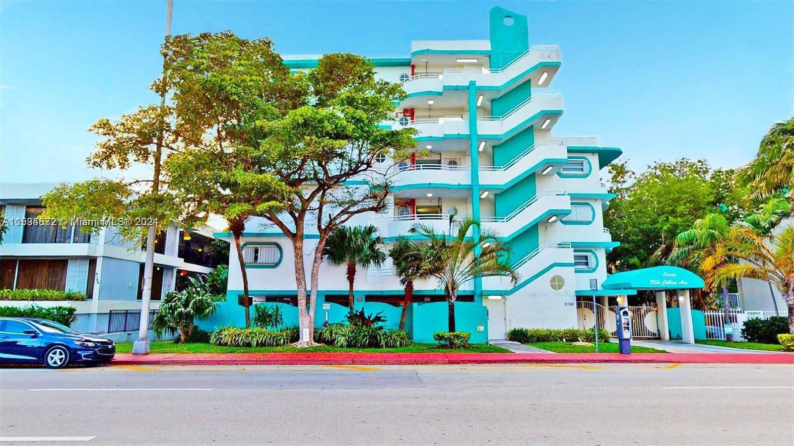 Fantastic location in Surfside! Situated across from the beach and the new 4 Seasons hotel, this 1-bedroom, 1.5-bathroom unit features an open-counter kitchen, washer and dryer within the unit. Enjoy easy access to Bal Harbour Shops, dining, shopping, the Surfside Community Center, and more. The building offers amenities such as a pool, sauna, assigned cover parking space and high-impact glass windows. Plus, with low maintenance fees, this unit is a great investment opportunity. Currently rented until 07/31/2024."