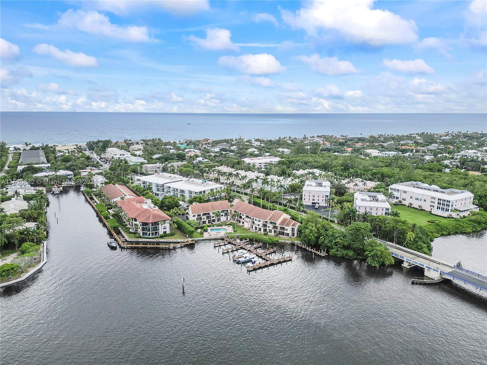 This stunning condo offers unparalleled sunset views of the Intracoastal Waterway perfect for boating enthusiasts seeking the ultimate coastal lifestyle complete with private pool, hot tub, marina & up to 40' boat dock. An abundance of natural light accents the open floor plan, updated kitchen & breathtaking panoramic vistas of the Pool, Marina & ICW, creating a serene ambiance that is truly unmatched. Private balconies provide captivating sights & sounds of the waterfront lifestyle. Whether you're enjoying your morning coffee or hosting soirées, this outdoor oasis provides the perfect backdrop for relaxation & entertainment. Immediate Rentals allowed, very close to Downtown Delray, the beach, restaurants & shopping. Minutes to major highways & the airport! Seller Motivated & cooperating!