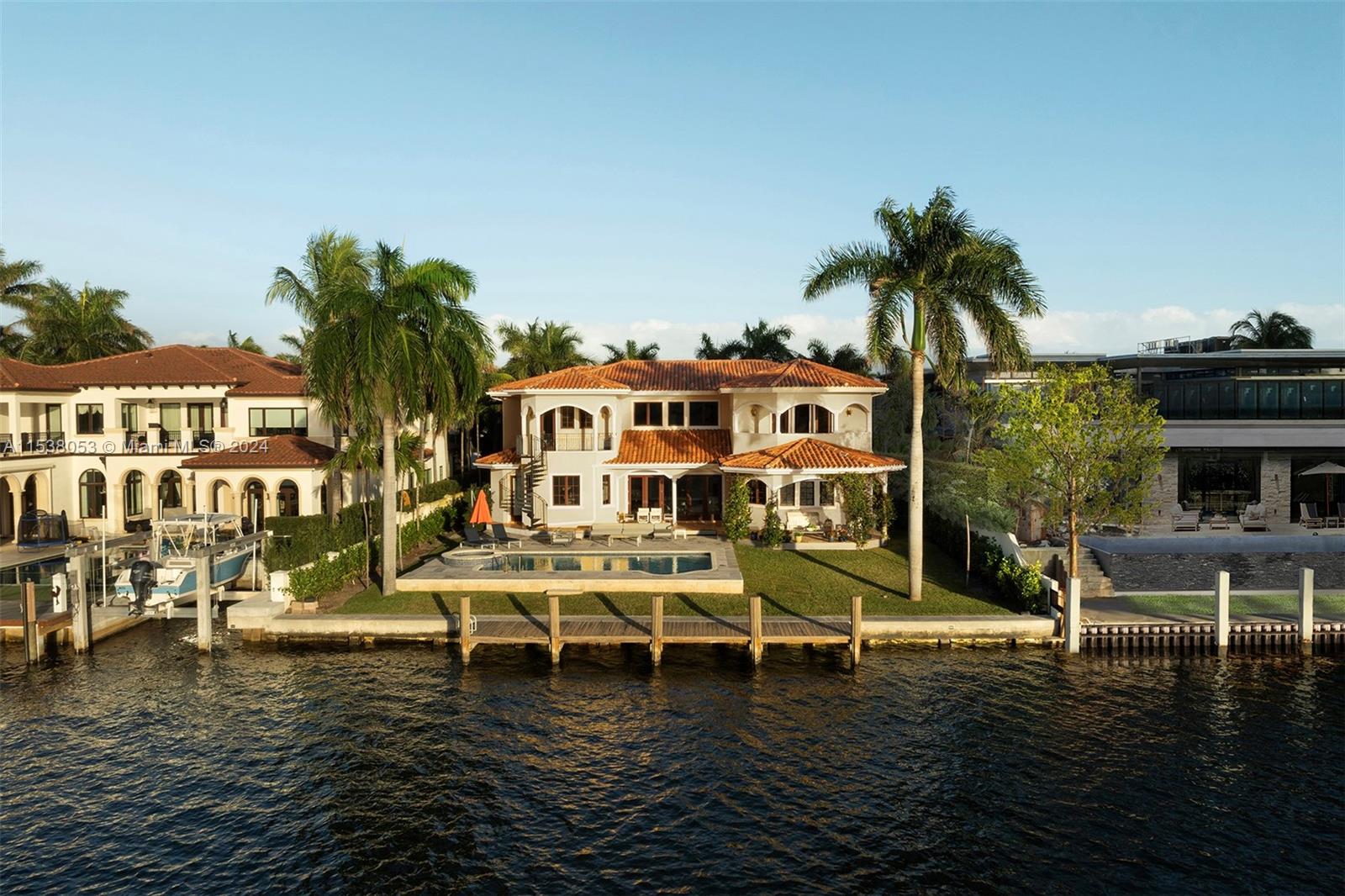 Boasting 85’+/- of waterfront on the picturesque Golden Beach Canal, this stunning residence offers impeccable views and an ideal locale. Completed in 2006, the 6,000 SF+/- main residence features 5 bedrooms, 6 full and 1 half bathrooms, and top-of-the-line finishes throughout. Situated on a 0.32 acre+/- lot with a private dock, this western-facing home provides the perfect backdrop for enjoying breathtaking sunsets over the water. With spacious living areas spread across two levels, including 3,091 SF+/- on the first level and 2,274 SF+/- on the second level, this home offers ample space for relaxation and entertainment. Additional features include a private dock, and an attached 2-car garage, ensuring convenience and security for your vehicles.