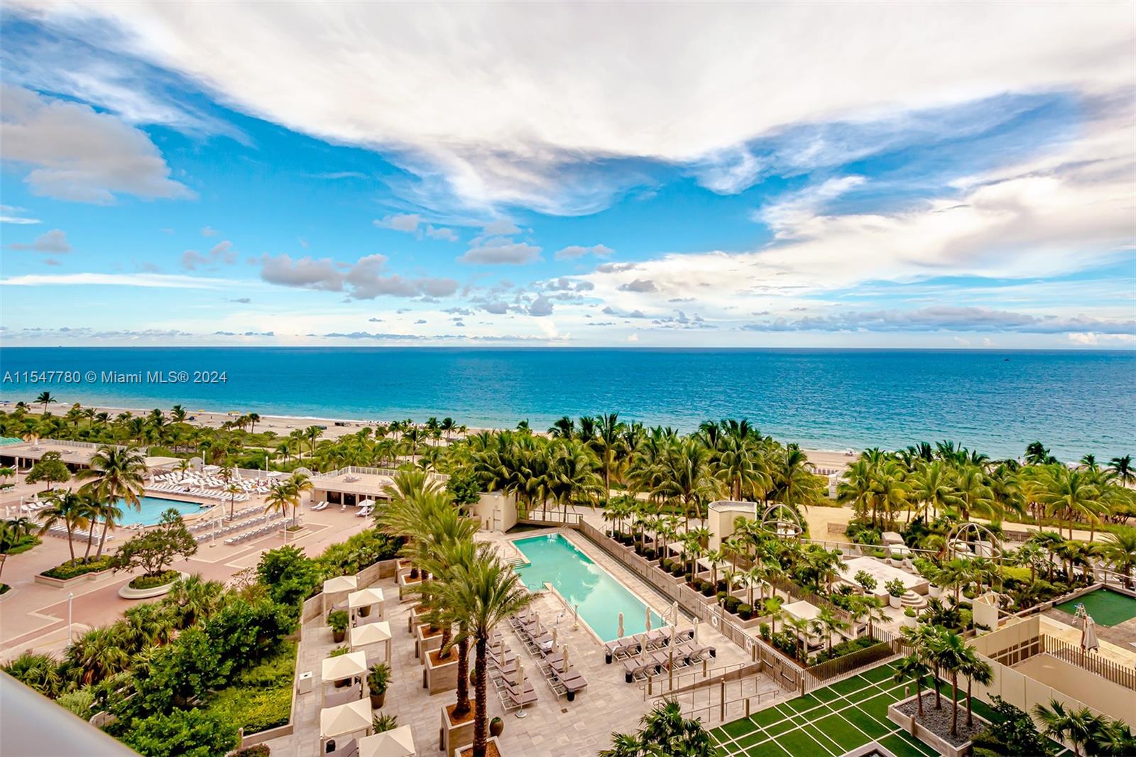 ATLANTIC SUITE at St. Regis Bal Harbour ; 1 Bedroom + Den with 2 twin size beds, 1 Queen Size Sofa Bed in Living Room; 2 Full Bathrooms and 2 Large Balconies, Kitchen (Cooktop, Microwave, Dishwasher, Subzero Refrigerator/Freezer).Full access to all of St.Regis Hotel Amenities including free Valet Parking, direct beach access with pool attendants; 4 pools, state of the art gym, 12,000 SF of Remede Spa, Restaurants, Kids club; Walking Distance to Bal Harbour Shops, Restaurants, House of Worship. The apartment encompasses the definition of luxury, and comfort.