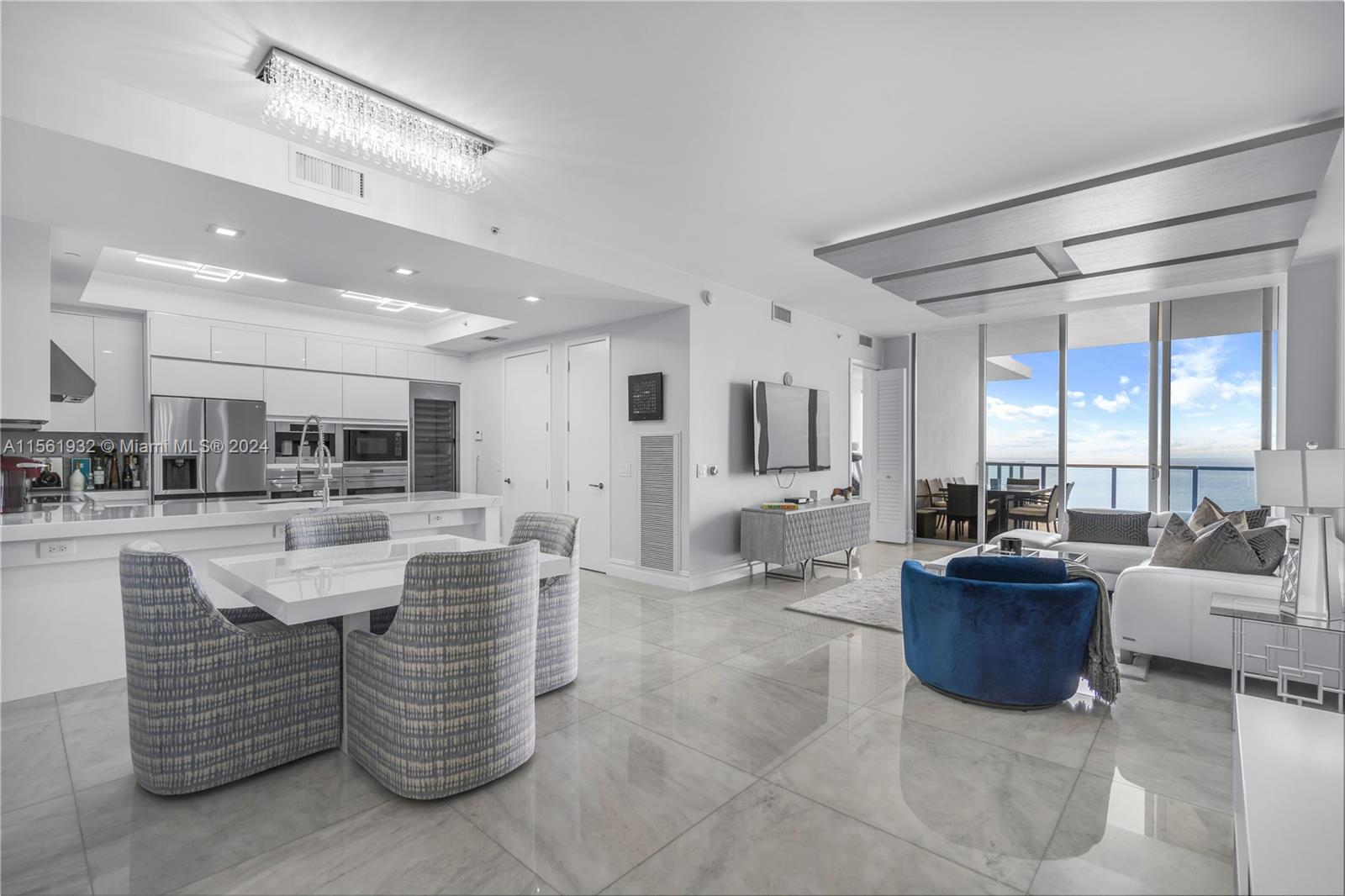 Experience unmatched luxury at this rare Residential Penthouse in St Regis Bal Harbour Center Tower, Boasting Panoramic Direct SE views of the Atlantic Ocean.This fully modernized 2-bed/2.5-bath spanning 1,800 sq ft seamlessly blends opulence w/contemporary design. Three spacious terraces offer outdoor relaxation&ocean vistas. Enjoy 5-star resort amenities,from Butler Service to a 12,000 sq ft Remede Spa & fitness center.Gourmet dining, personal limo service, & full-service pool & beach areas await amidst nine acres of landscaped gardens w/ 600 ft of ocean frontage. Embrace a world of privilege & sophistication at St. Regis Bal Harbour. Don't miss this chance for resort-style living at its peak. Whether for seasonal enjoyment or long-term residence, this Penthouse epitomizes luxury living.