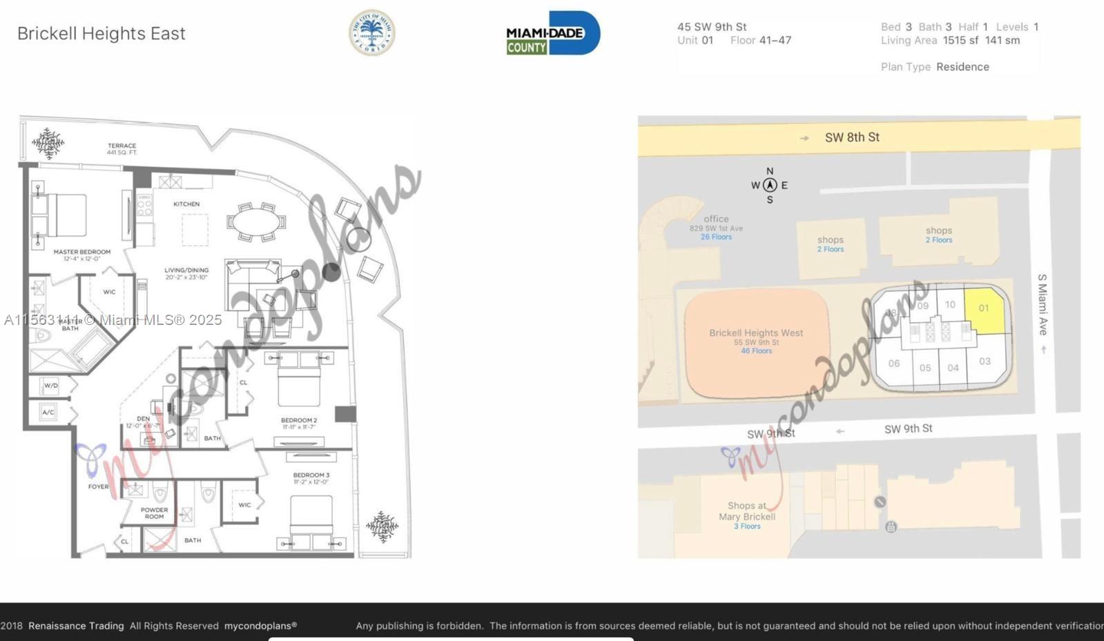 45 SW 9 St #4401, Miami FL 33130