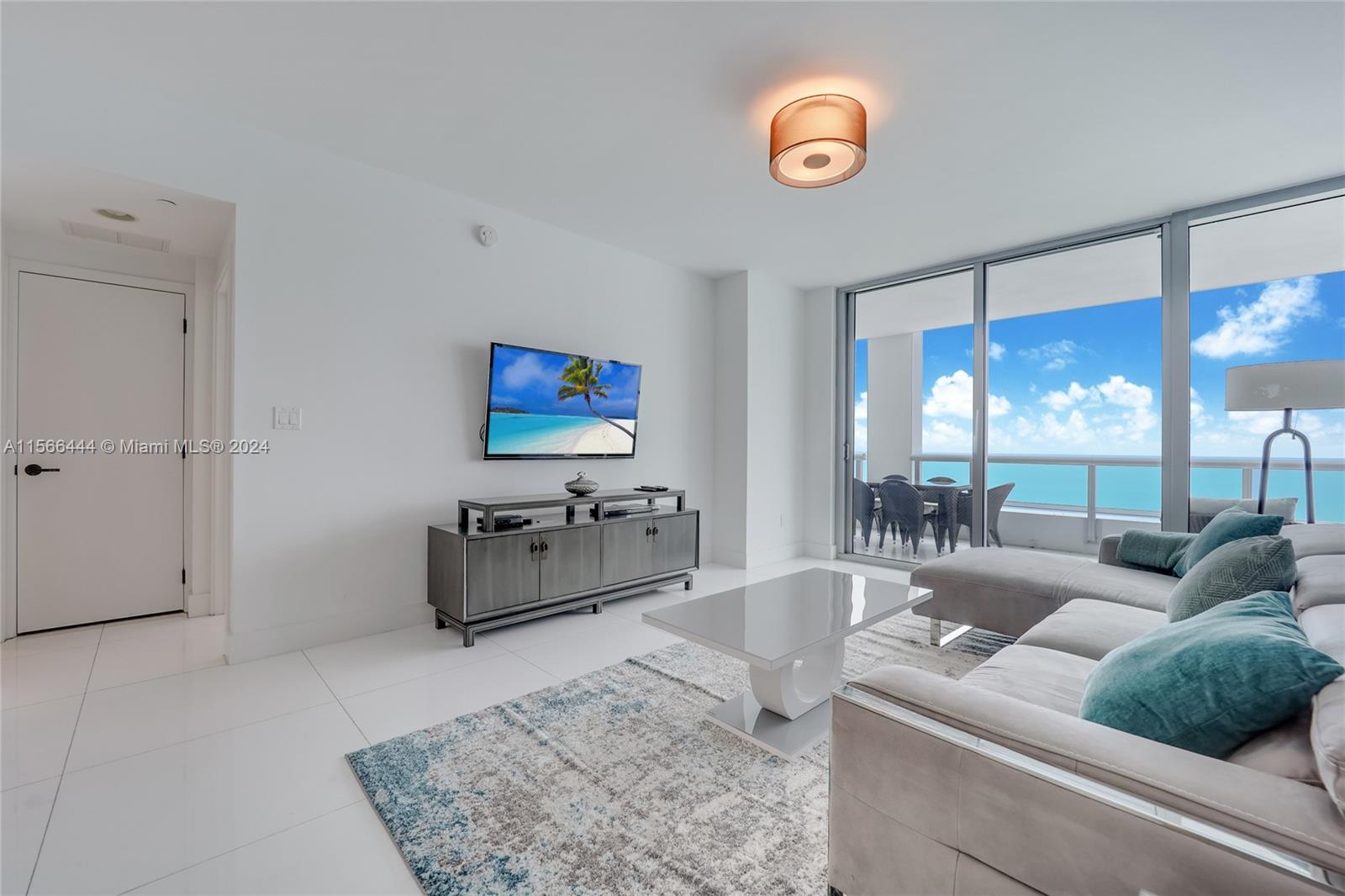 DIRECT OCEAN, HIGH FLOOR, XTRA LRGE TERRACE O4 LINE. WINTER SEASON RENTAL. Text for info. Immerse in luxury meets healthy living at Carillon Miami Wellness Resort. Conde Nast TOP Rated WELLNESS RESIDENCES.  2/2 furnished. More health amenities than imaginable. 100's classes/week, 70,000 sq. ft. fitness/spa center, hydrotherapy, sauna, steam, energy & regenerative medicine on site, salon, PT, Fitness & dedicated wellness staff, 4 pools, 2 Pilates Studios, rock-climbing, concierge, restaurant, juice bar, private beach w/food & towel service, 24-hr security, valet, boardwalk, bikes, dedicated wellness staff. This vibrant walking neighborhood provides easy access to convenient amenities such as Publix located across the street & casual int'l dining. North Beach is beachy, tranquil elegance.