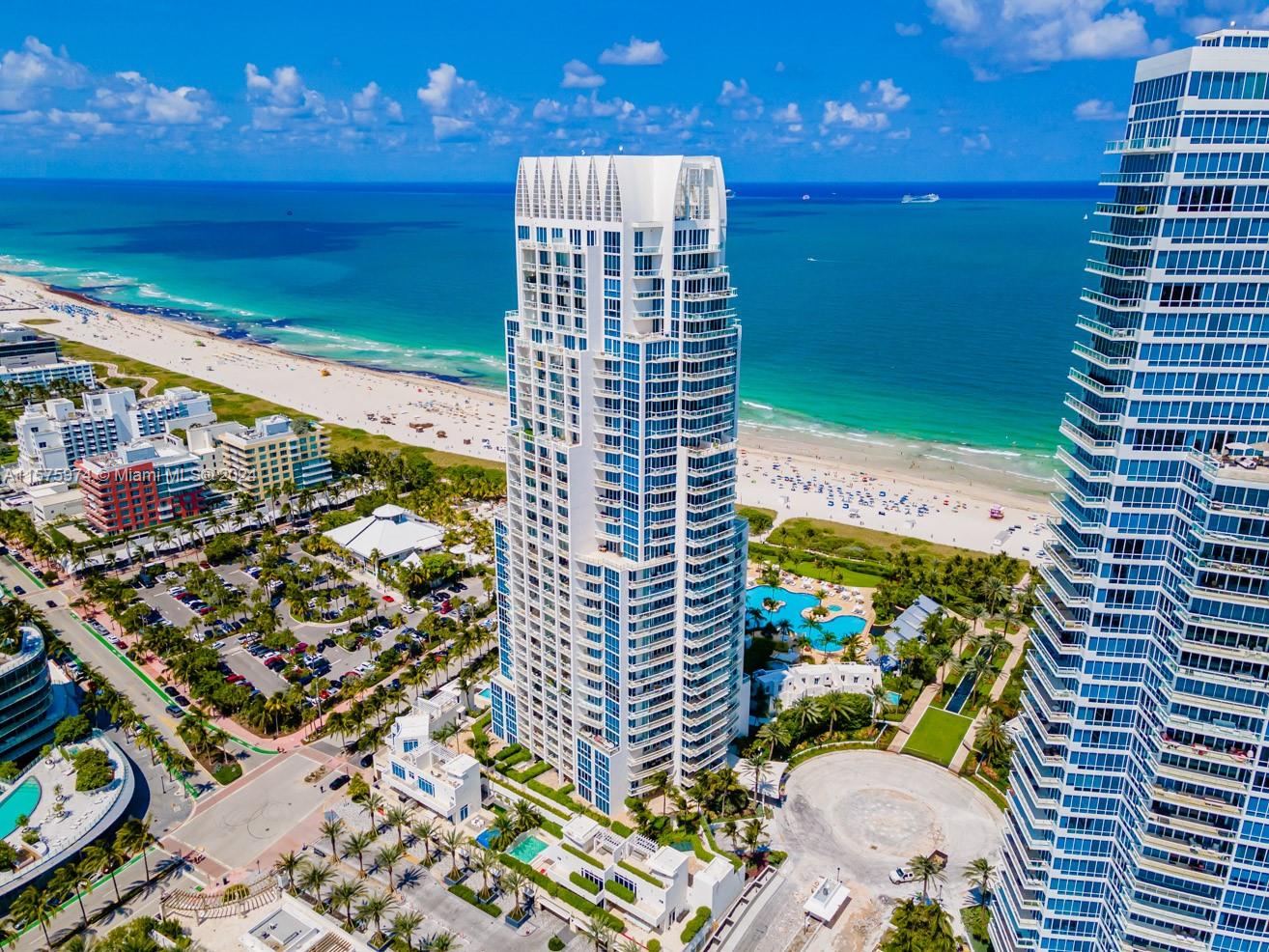 Modern, fully furnished, beautiful white modern marble/glass tiles, in the Continuum North Tower.

6-month lease at $25k per month.