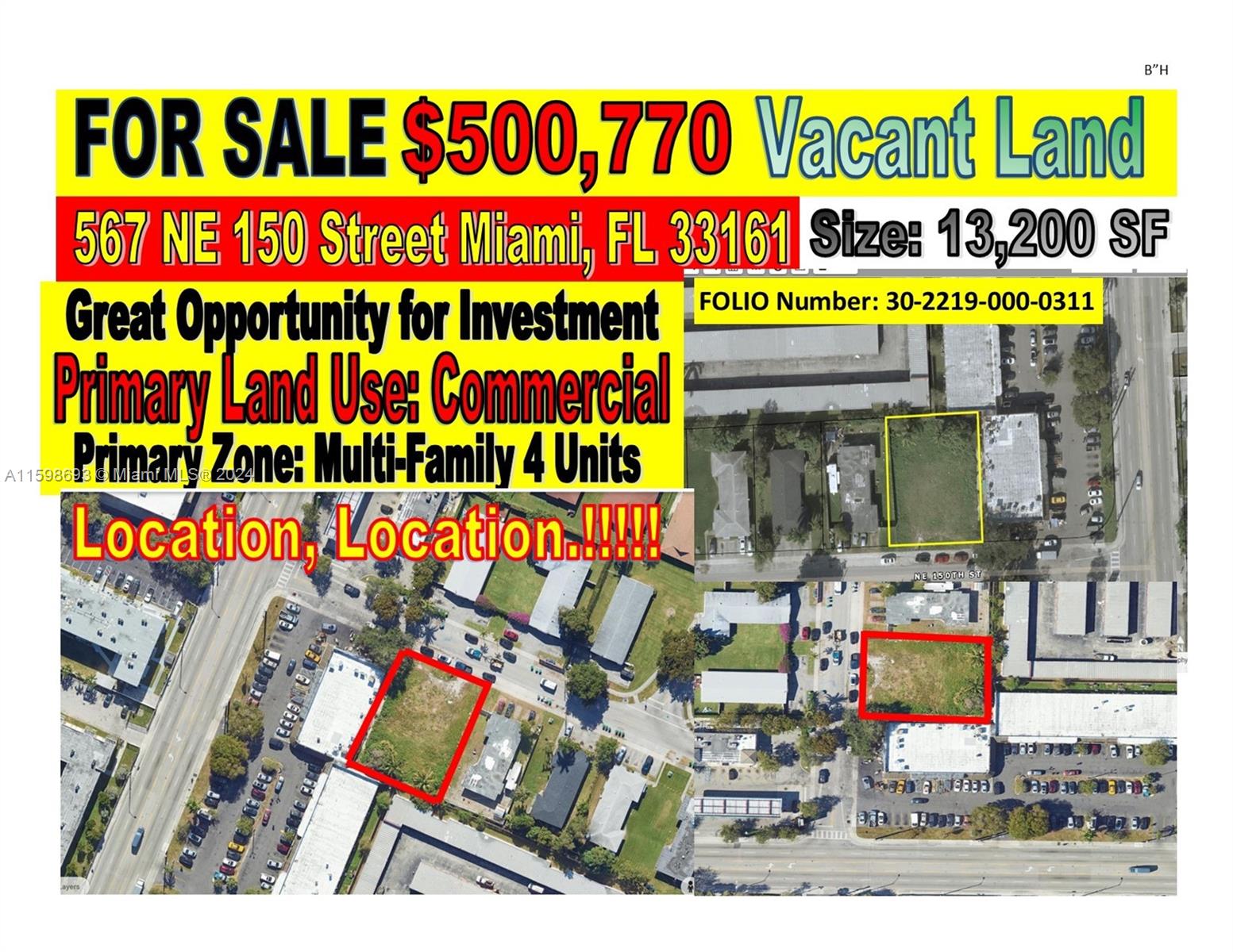 567 NE 150th St  For Sale A11598693, FL